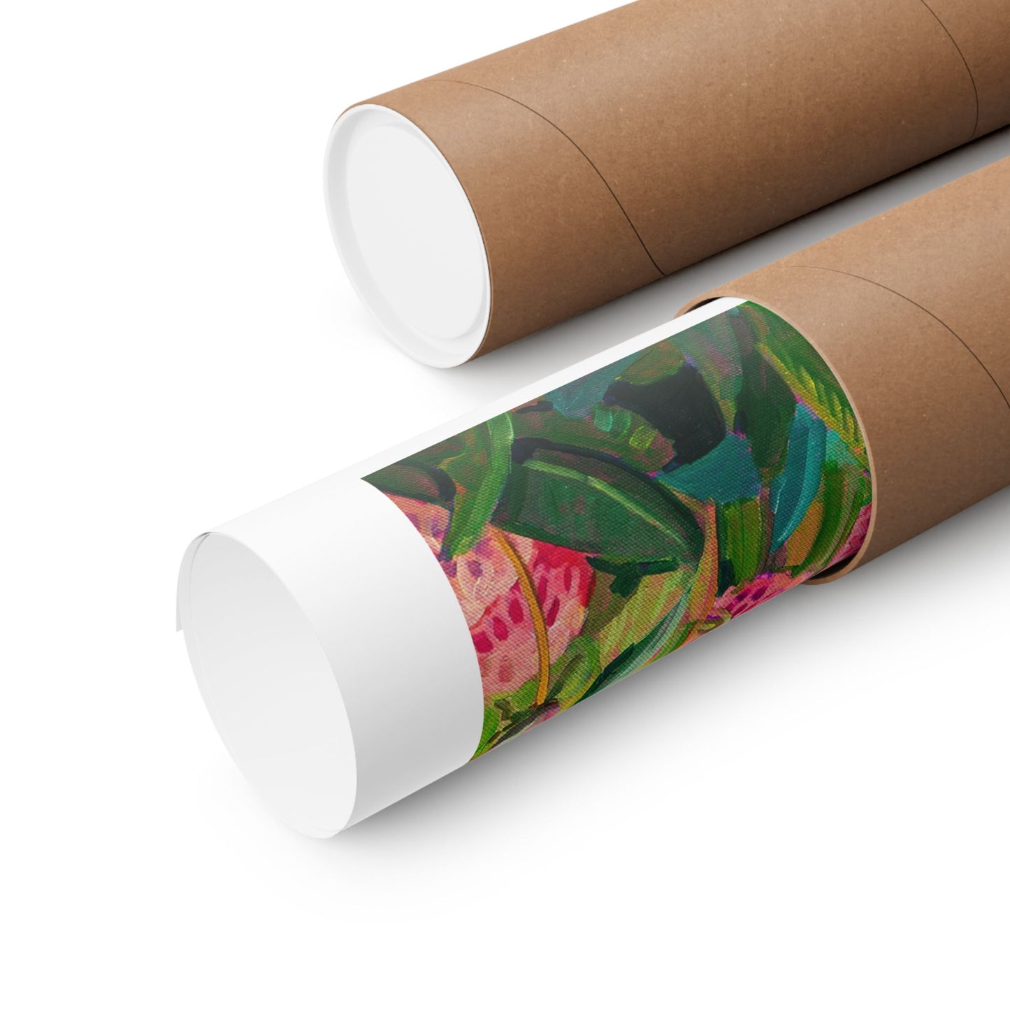 Wonder garden series-Dahlias— Matte Paper Poster Reproduction