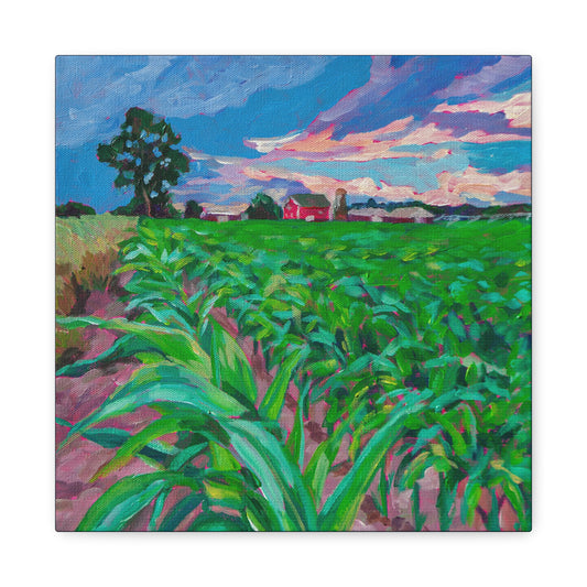 Michigan Farms 3—Matte Canvas, Stretched, 1.25"