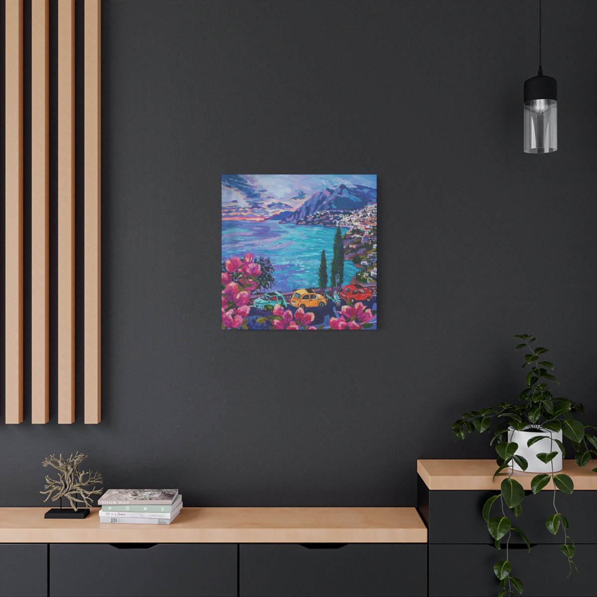 Fiats at Arienzo, Positano —Matte Canvas, Stretched, 1.25"