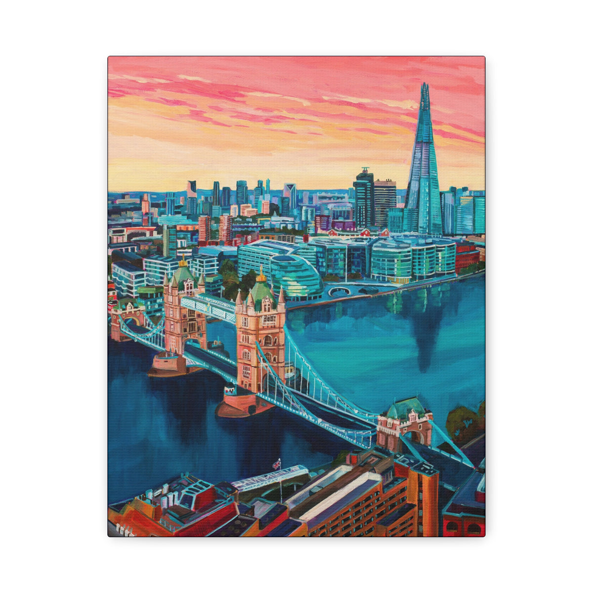 Postcards from Europe: Edinburgh —Matte Canvas, Stretched, 1.25"
