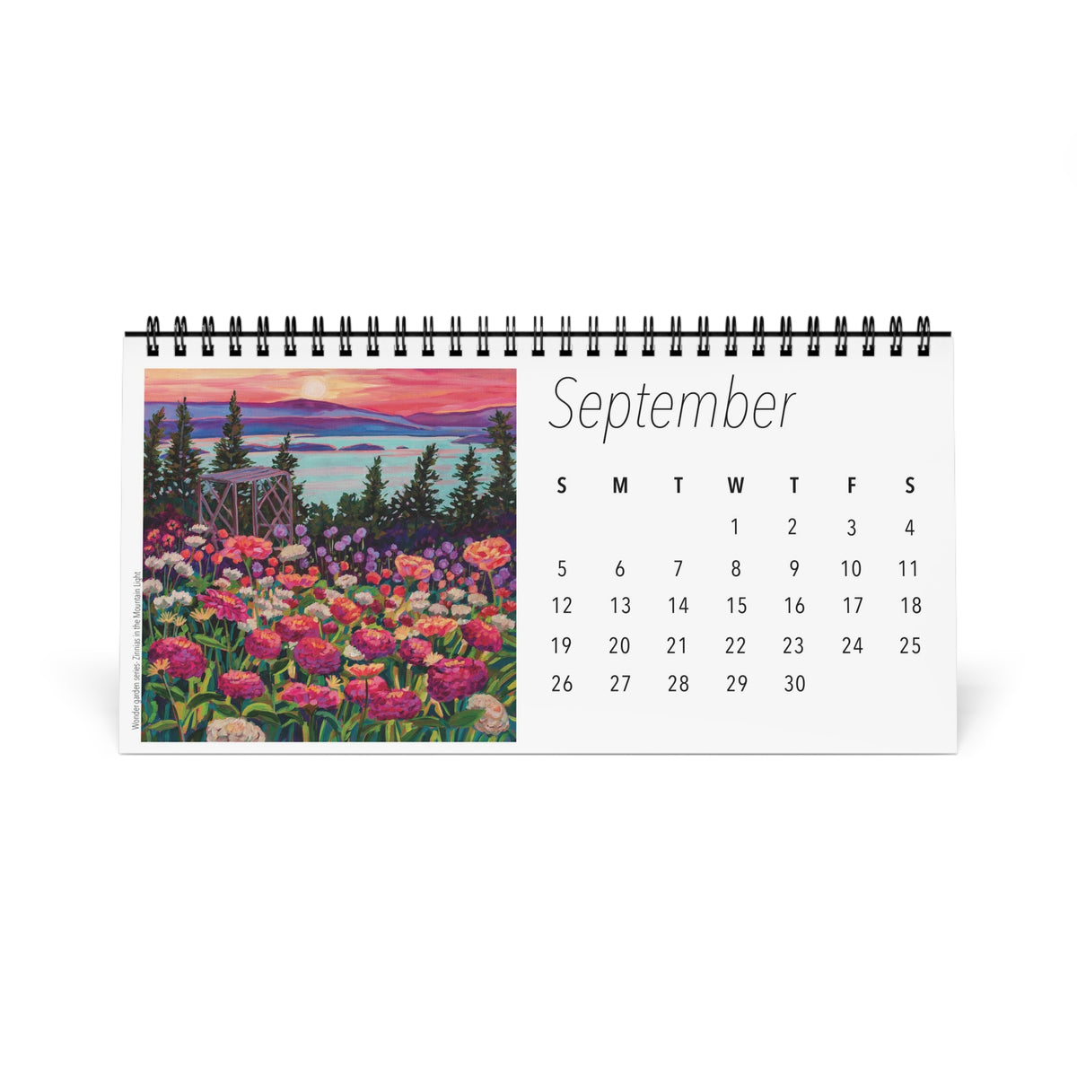 Fabulous Florals 2027 Desktop Calendar