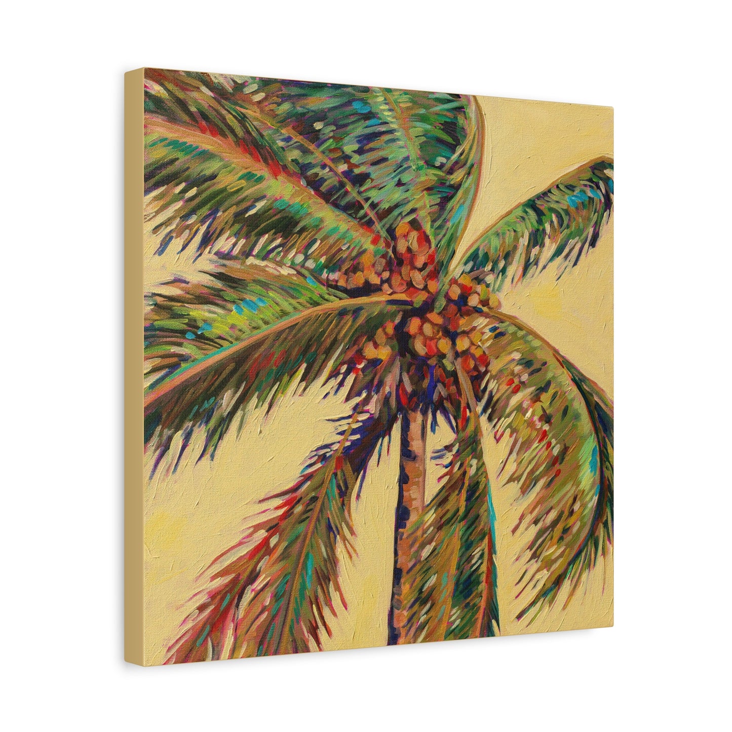 Palm Detail #17 (Coconut Tree) —Matte Canvas, Stretched, 1.25"