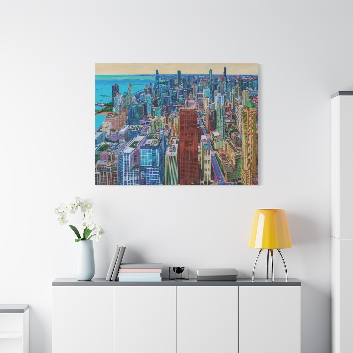 Chicago Skyline—Matte Canvas, Stretched, 1.25"