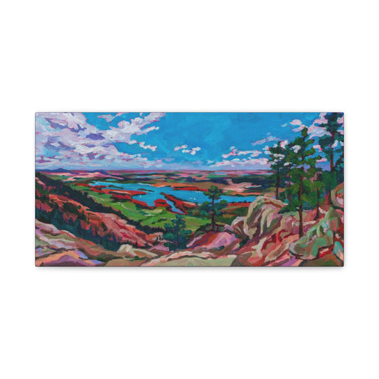 Arthur's Rock Horsetooth— Gallery Wrapped Canvas Reproduction
