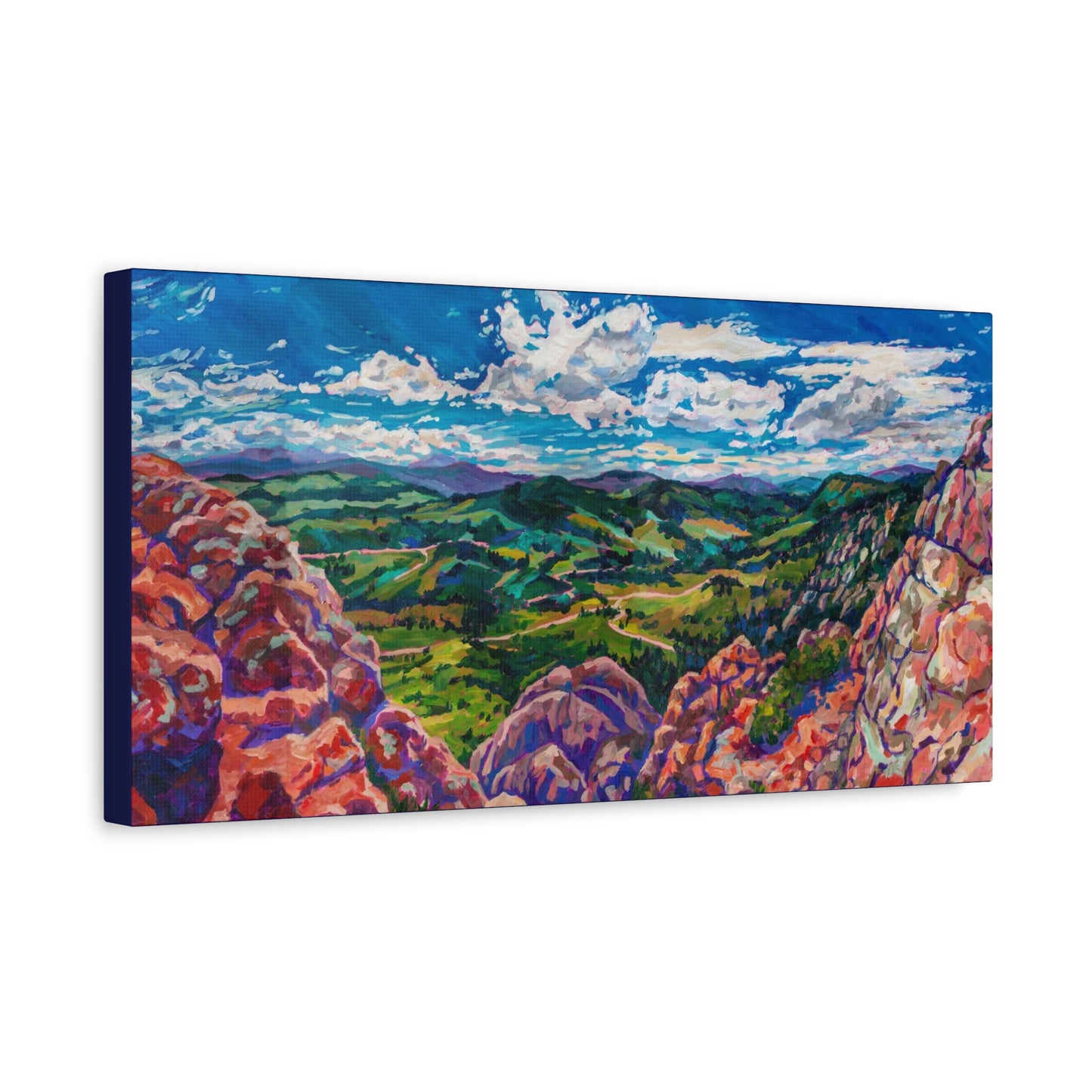 Foothills from Horsetooth Colorado— Gallery Wrapped Canvas Reproduction