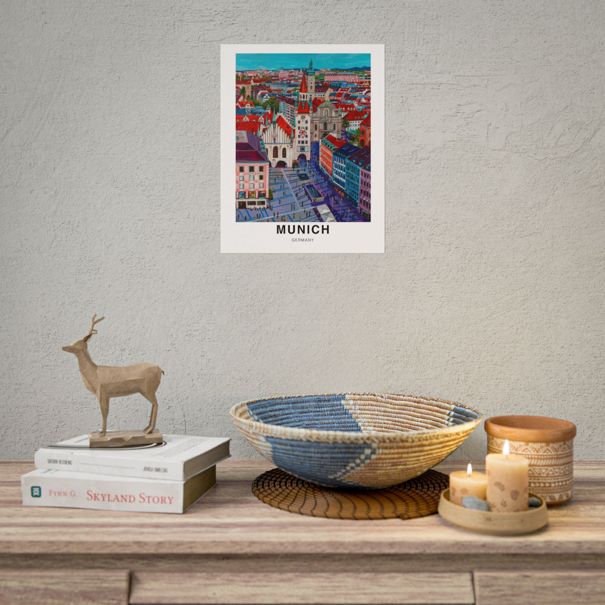 Postcards from Europe- Munich: Travel Posters Souvenirs