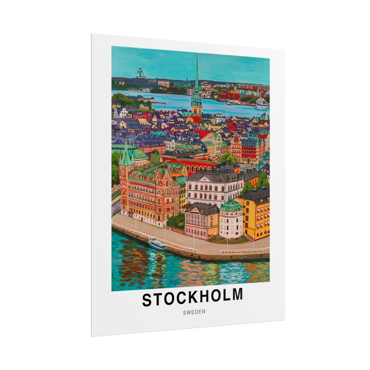 Postcards from Europe- Stockholm: Travel Posters Souvenirs
