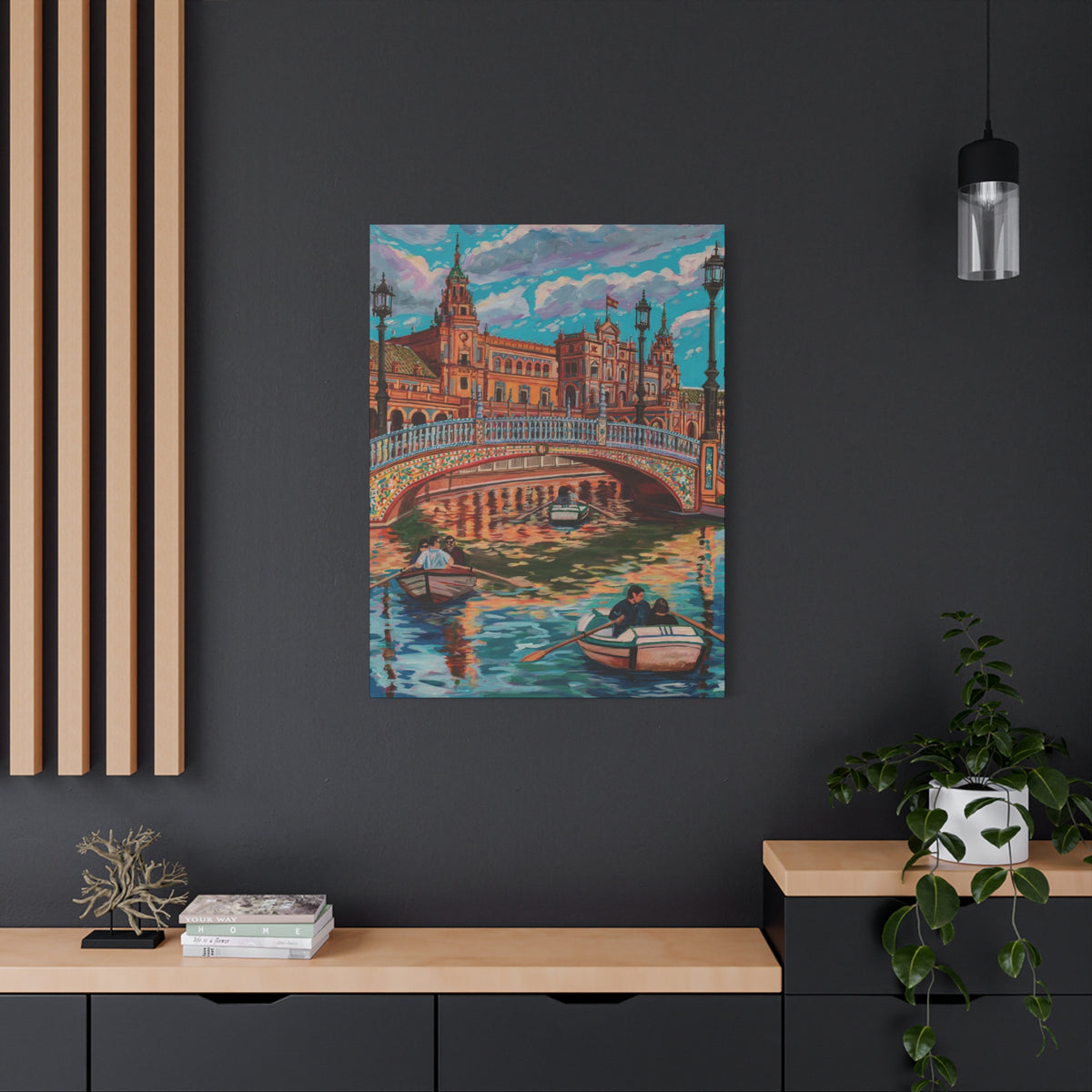 Postcards from Europe: Seville  —Matte Canvas, Stretched, 1.25"