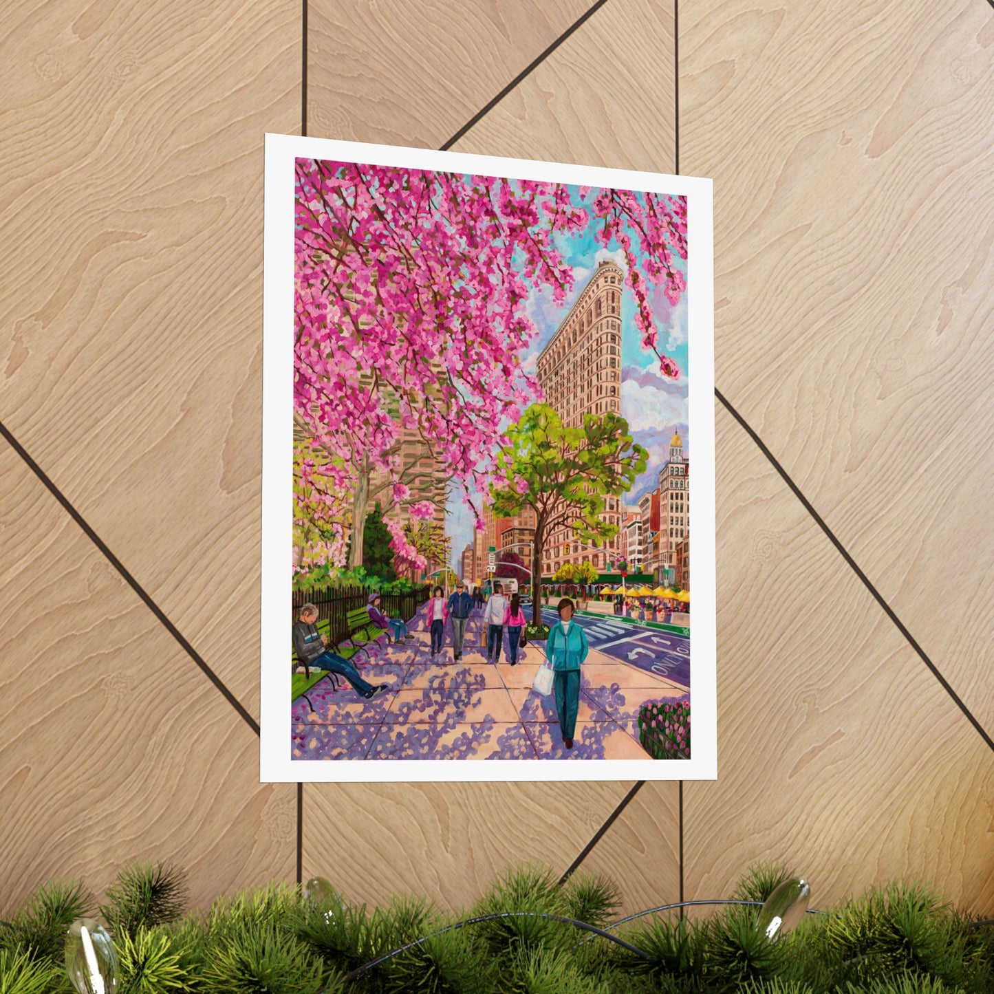 Flatiron Building in Spring-NYC — Fine Art Poster Reproduction