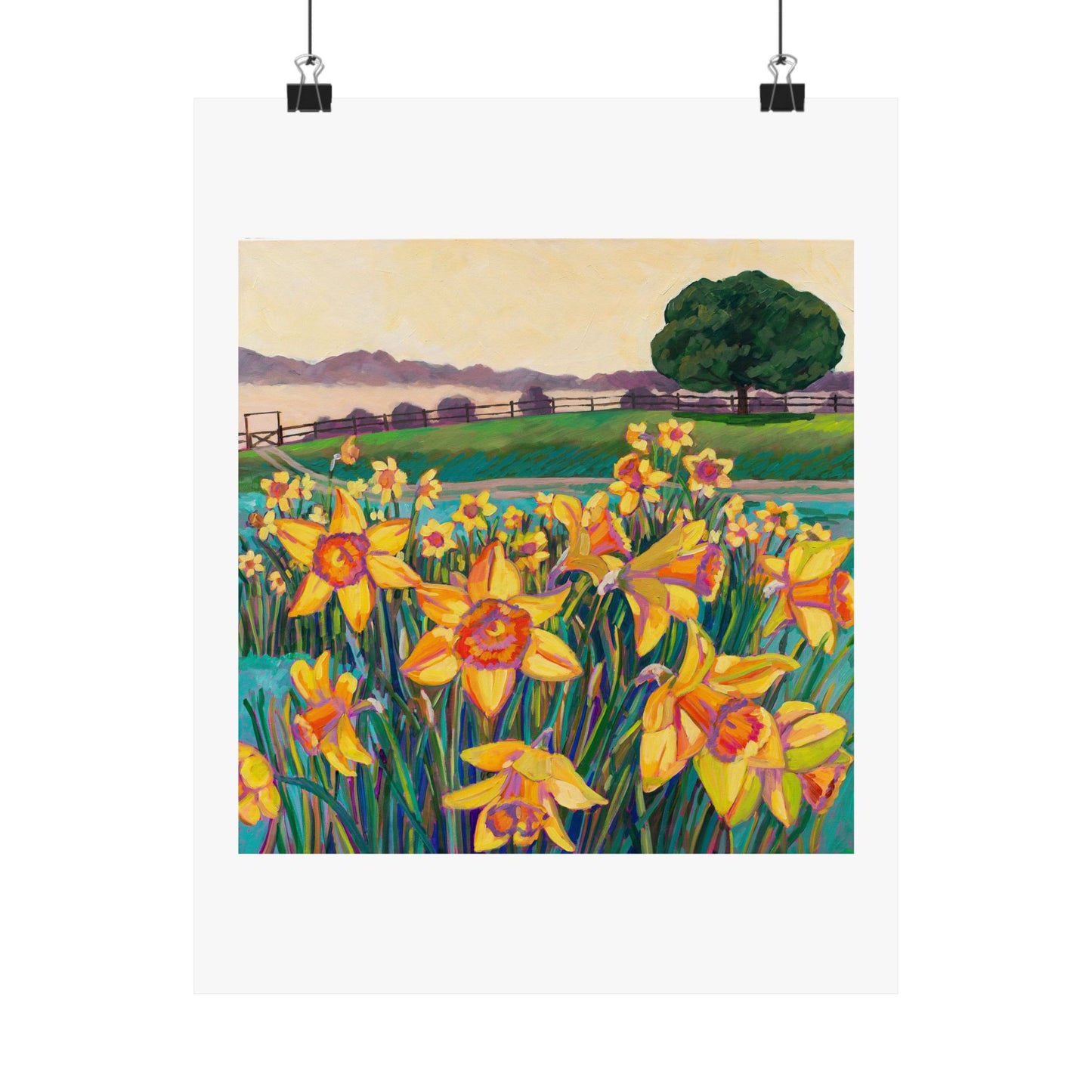 Spring’s Golden Chorus— Matte Paper Poster Reproduction