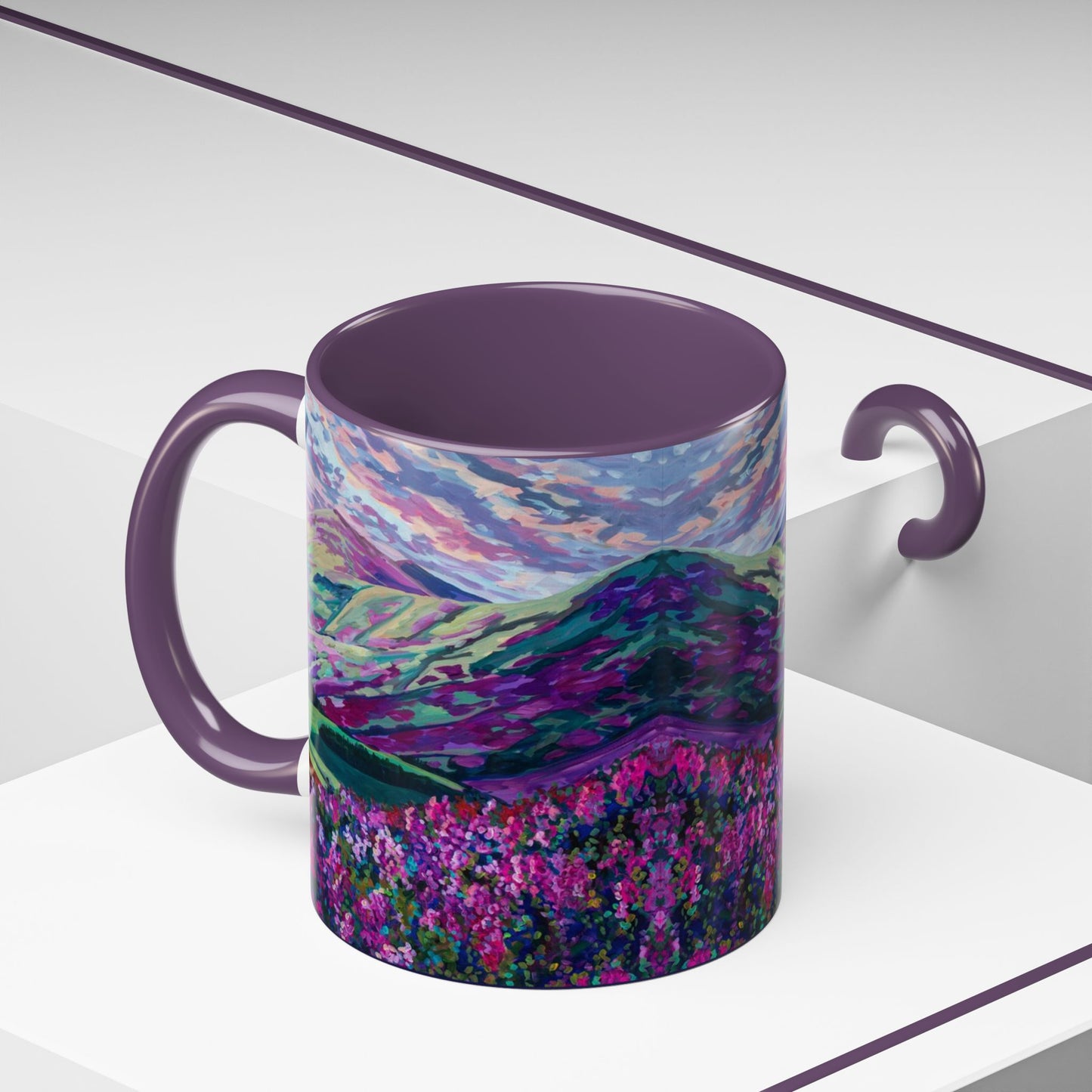 Heather in the Hills, Accent Coffee Mug (11oz)