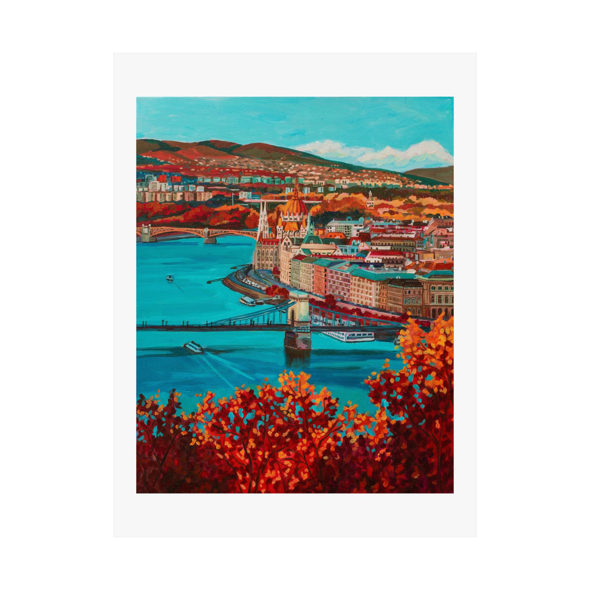 Postcards from Europe: Budapest— Fine Art Poster Reproduction