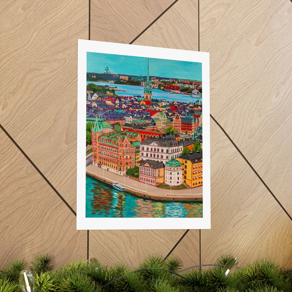 Postcards from Europe: Stockholm— Fine Art Poster Reproduction