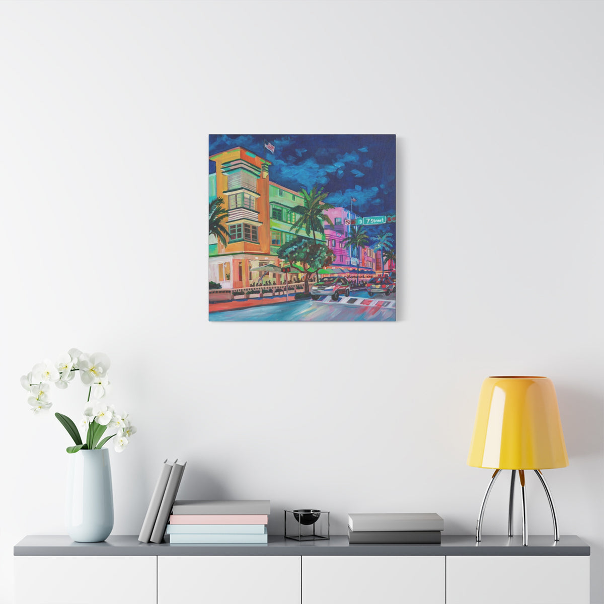 Avalon Hotel-South Beach Miami —Matte Canvas, Stretched, 1.25"