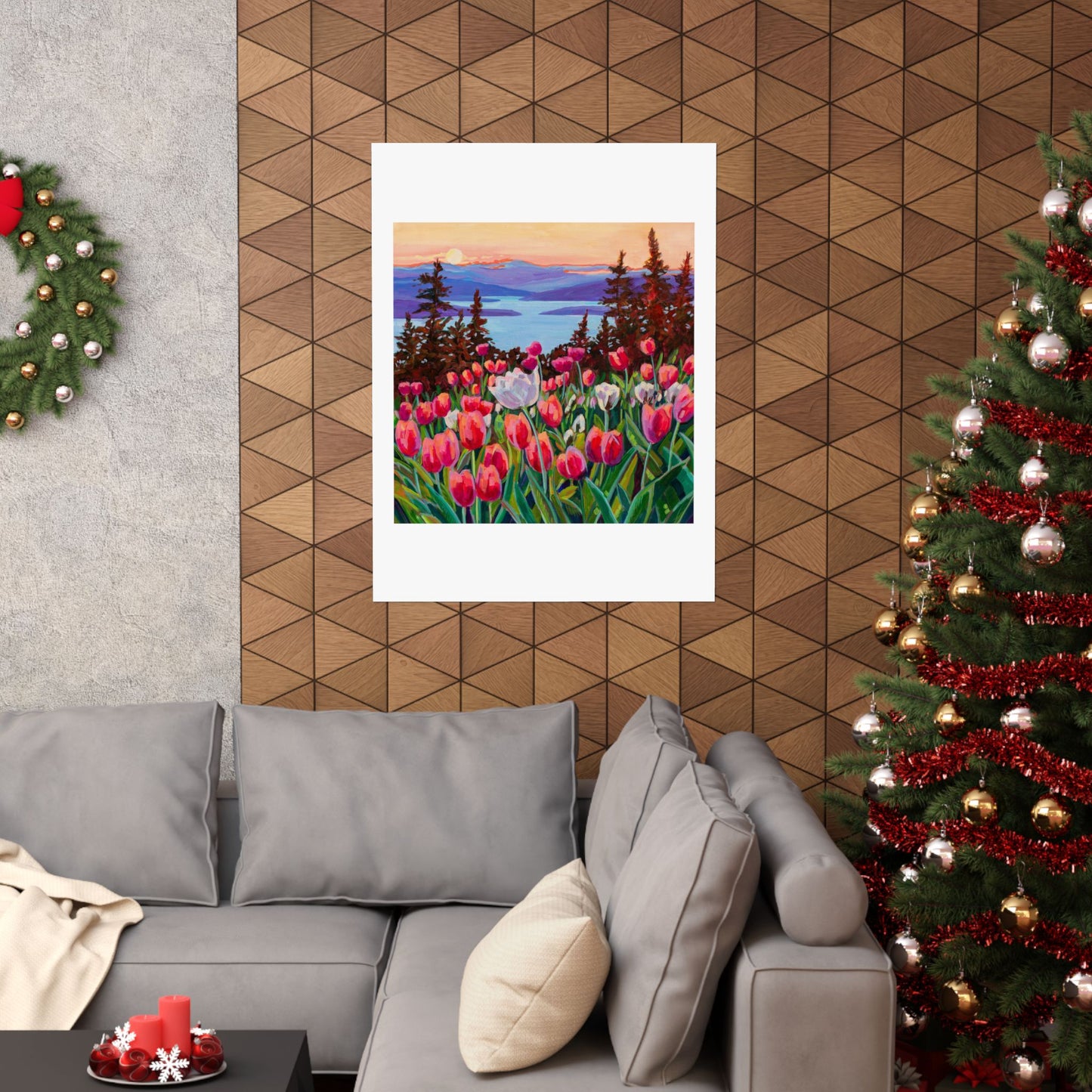Wonder garden series- Tulips— Matte Paper Poster Reproduction