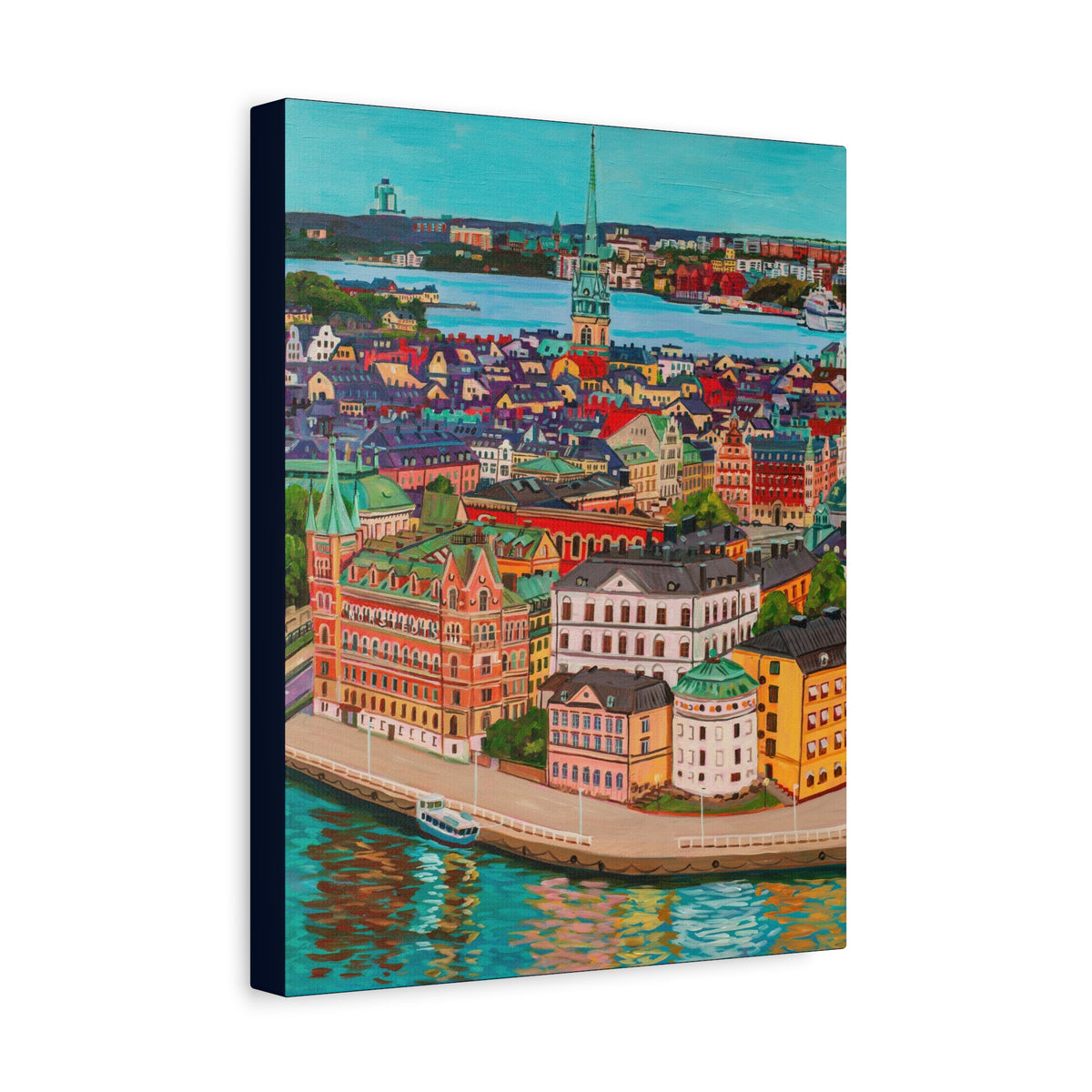 Postcards from Europe: Stockholm  —Matte Canvas, Stretched, 1.25"