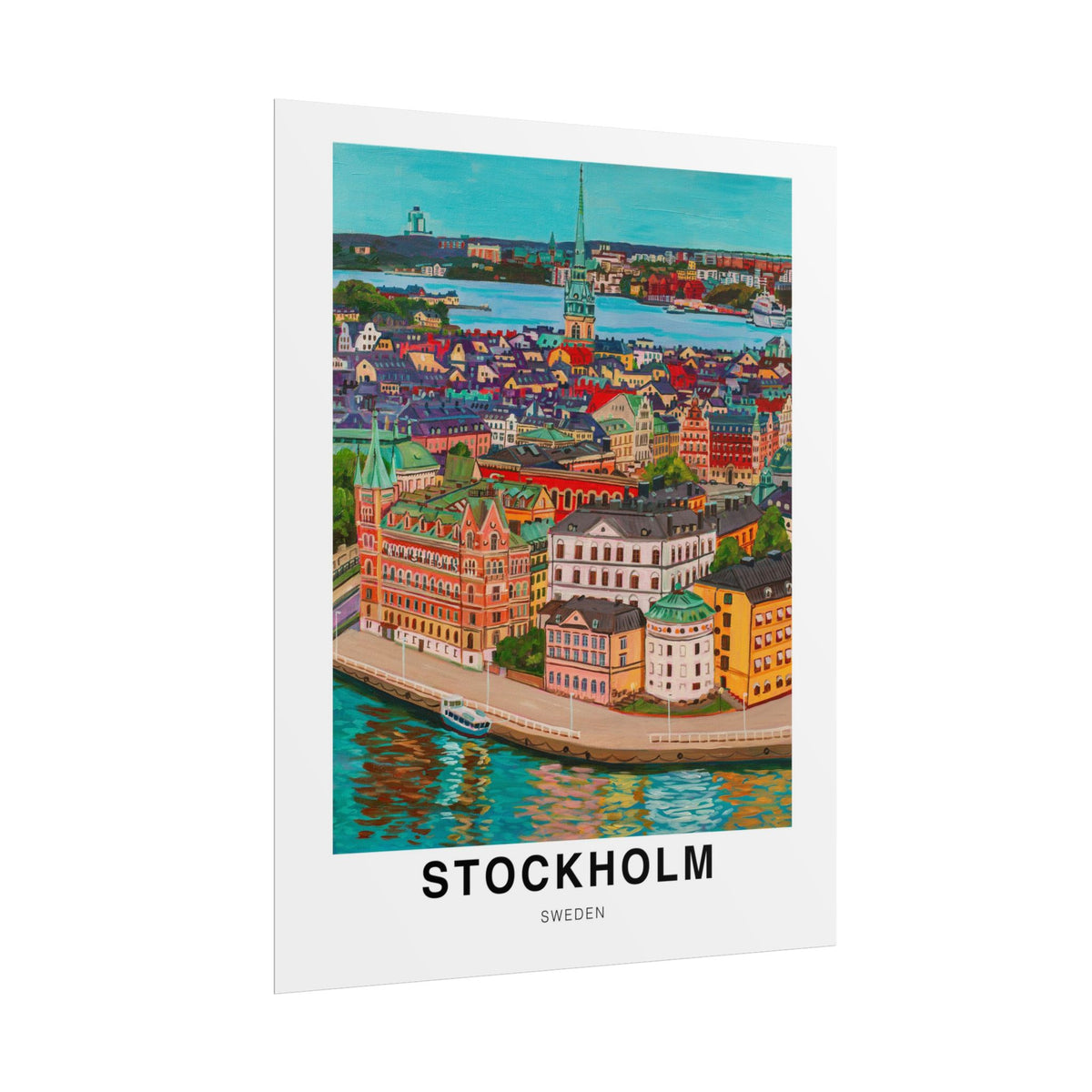 Postcards from Europe- Stockholm: Travel Posters Souvenirs
