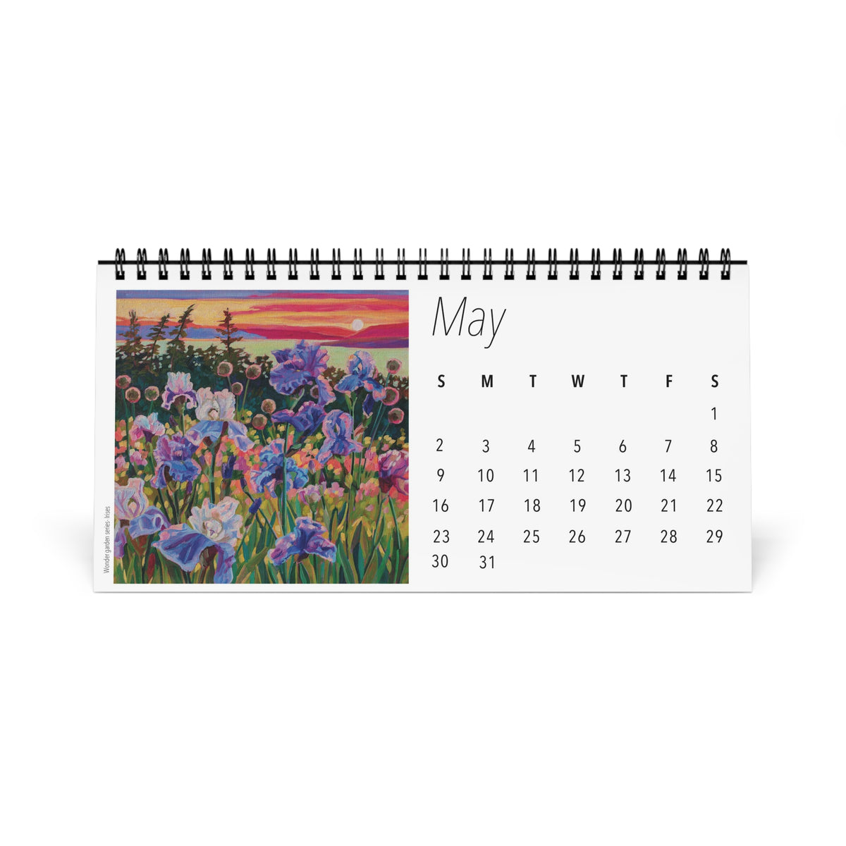 Fabulous Florals 2027 Desktop Calendar