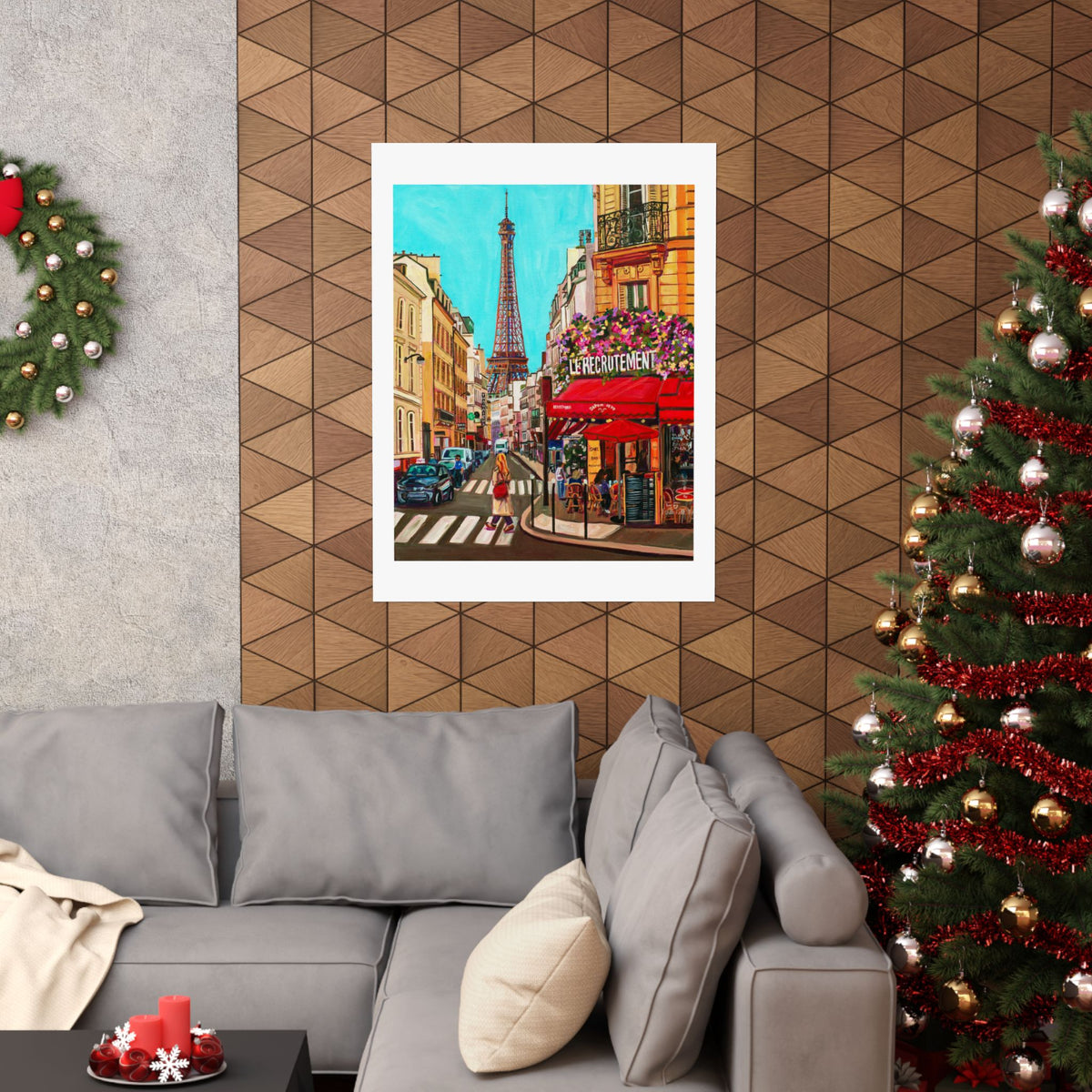 Postcards from Europe: Paris— Fine Art Poster Reproduction