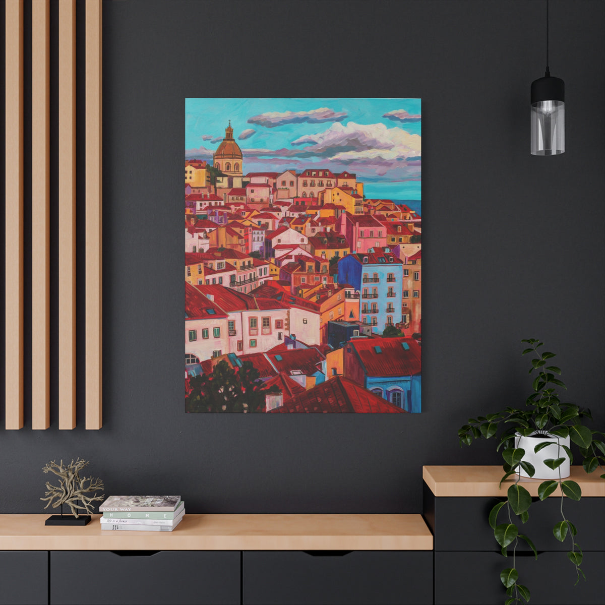 Postcards from Europe: Lisbon —Matte Canvas, Stretched, 1.25"
