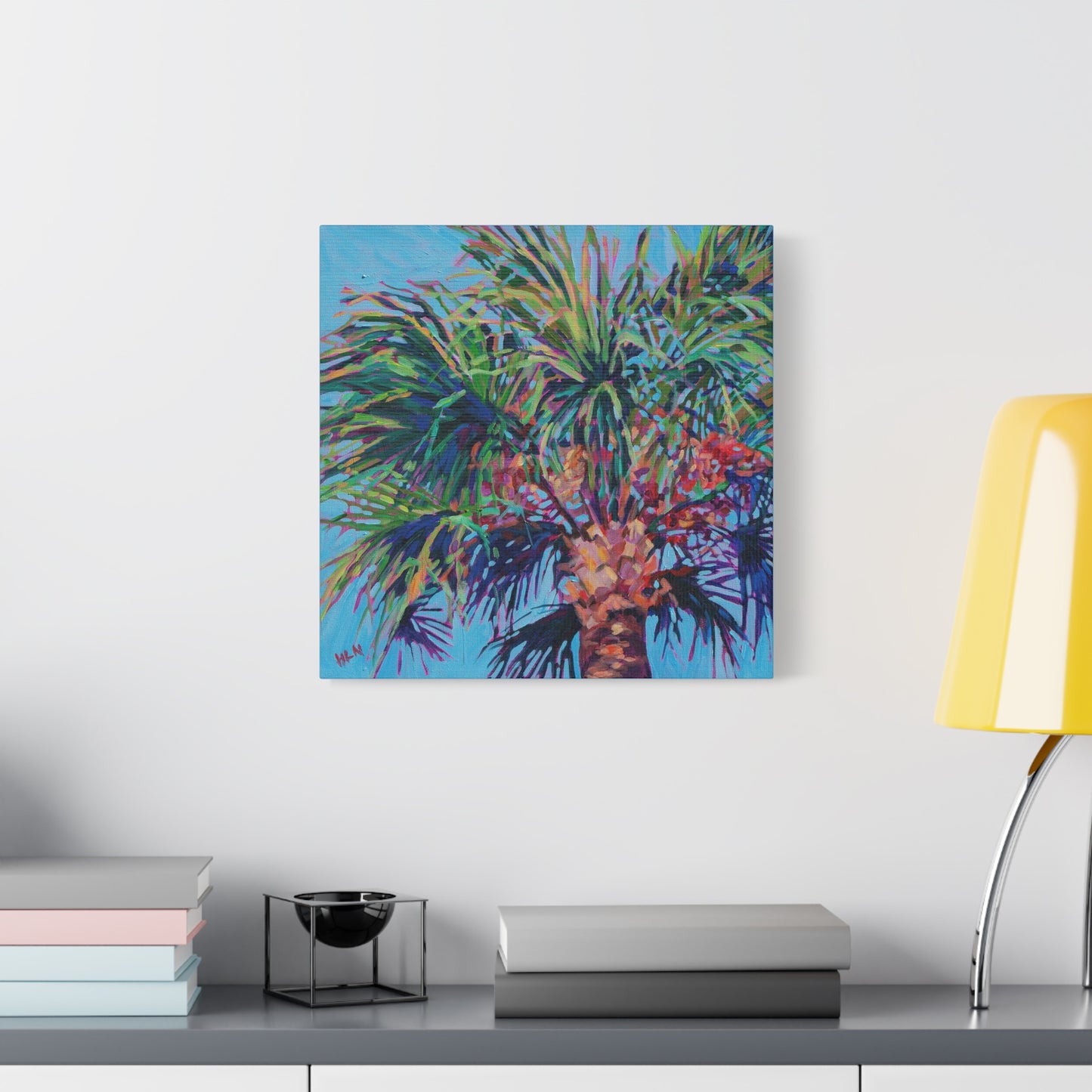 Palm detail #5 —Matte Canvas, Stretched, 1.25"