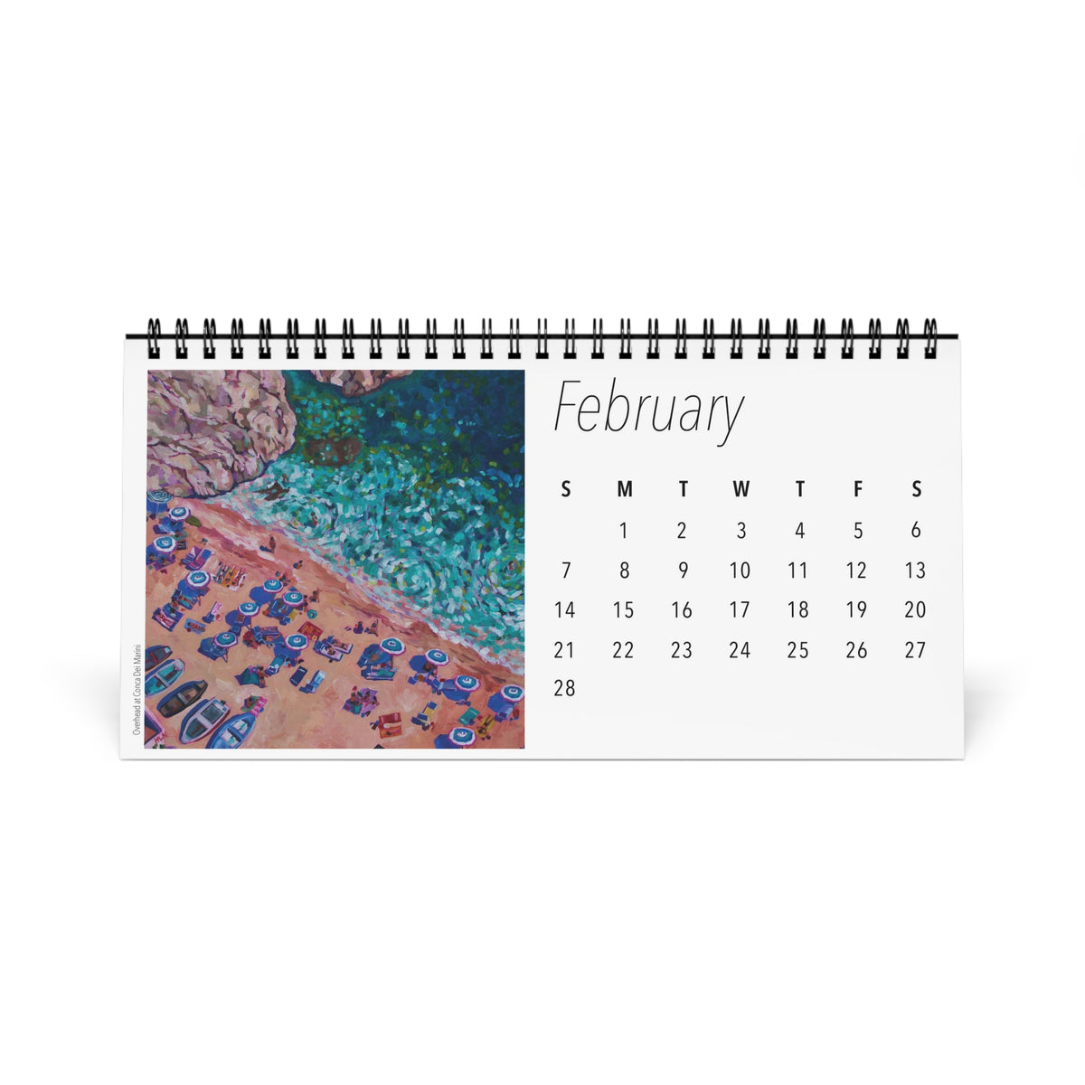 Seaside Italy- Amalfi Coast 2027 Desktop Calendar