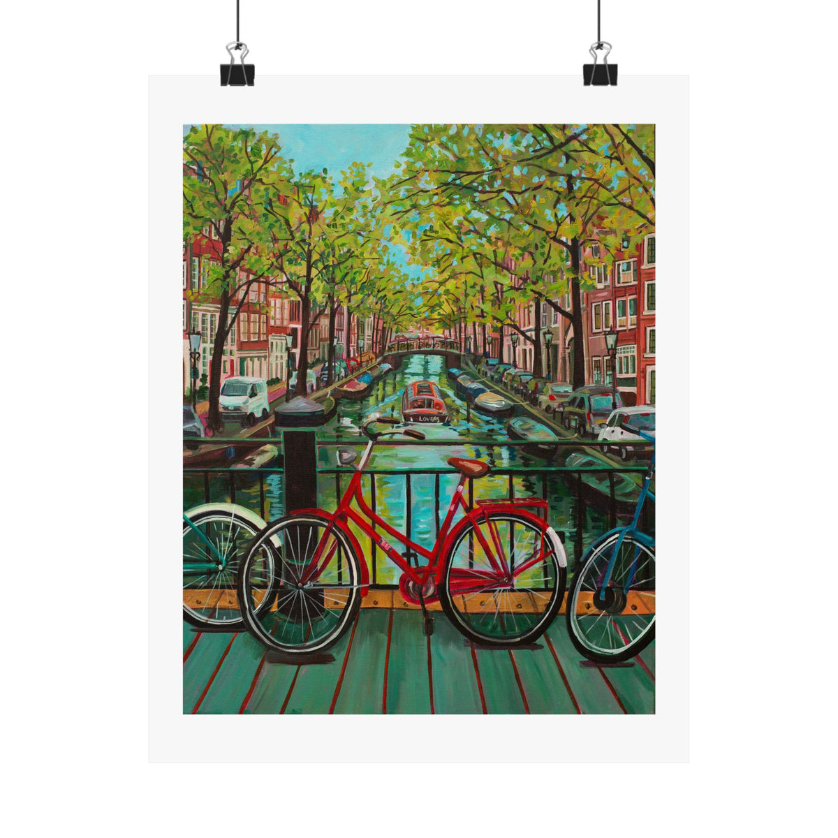 Postcards from Europe: Amsterdam — Fine Art Poster Reproduction