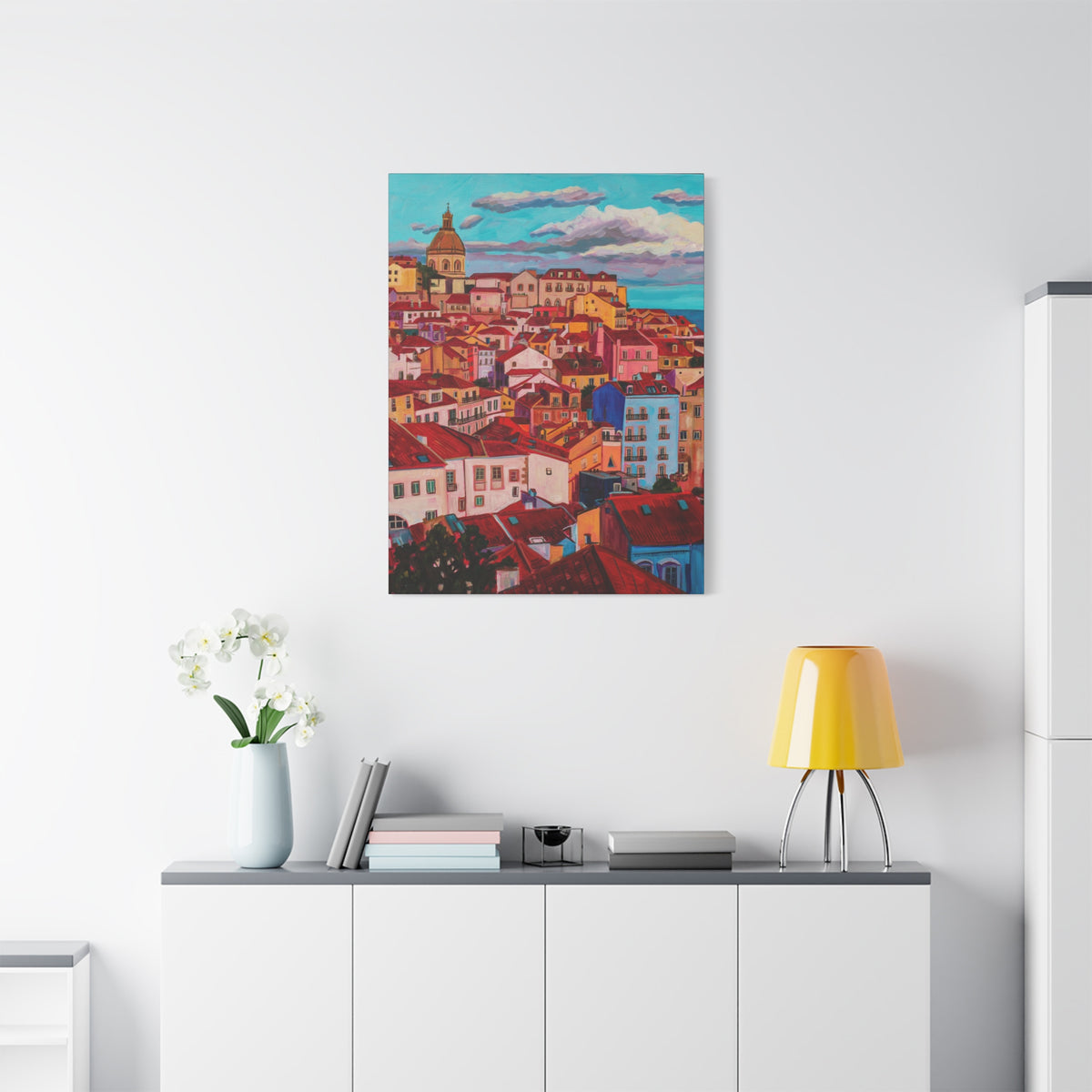 Postcards from Europe: Lisbon —Matte Canvas, Stretched, 1.25"