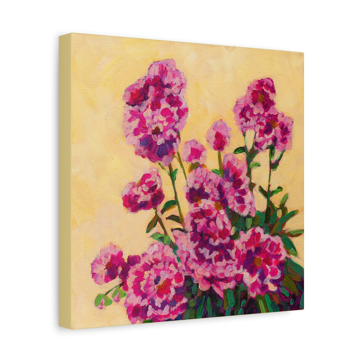 Pink Peonies—Matte Canvas, Stretched, 1.25"