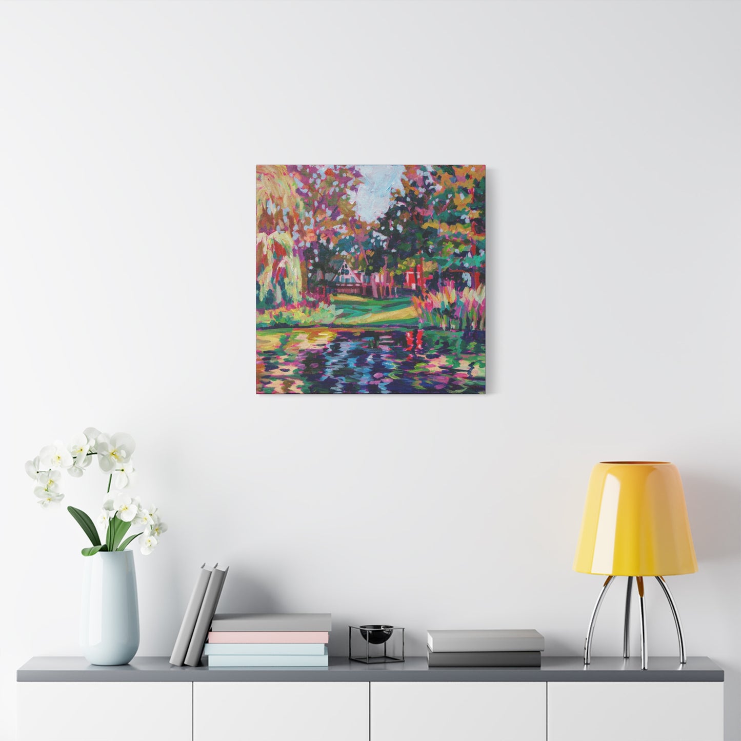 Cabin by the Lake—Matte Canvas, Stretched, 1.25"