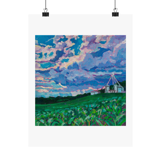 Michigan Farms 4— Matte Paper Poster Reproduction
