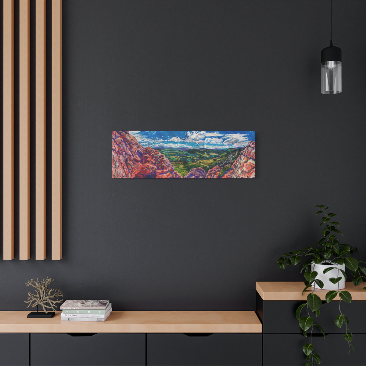 Foothills from Horsetooth Colorado— Gallery Wrapped Canvas Reproduction