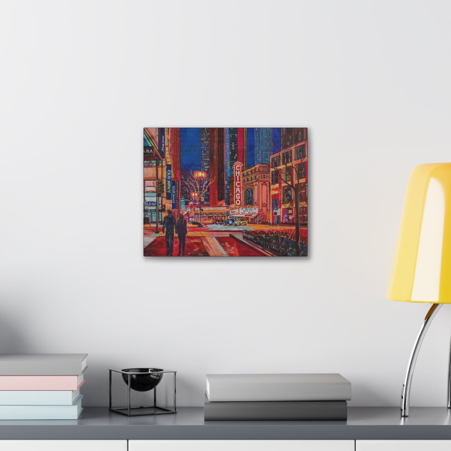 Chicago Theatre— Gallery Wrapped Canvas Reproduction