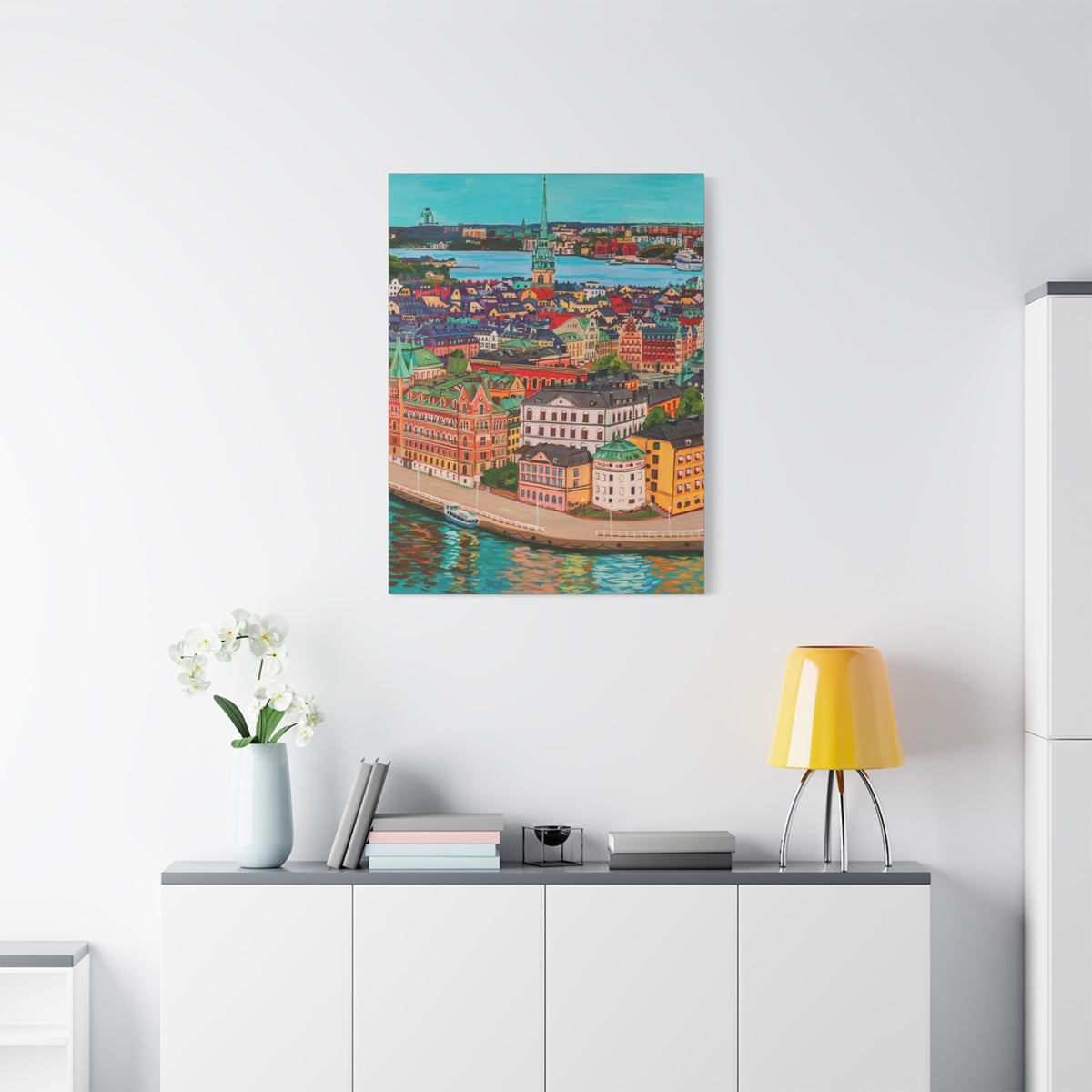 Postcards from Europe: Stockholm  —Matte Canvas, Stretched, 1.25"