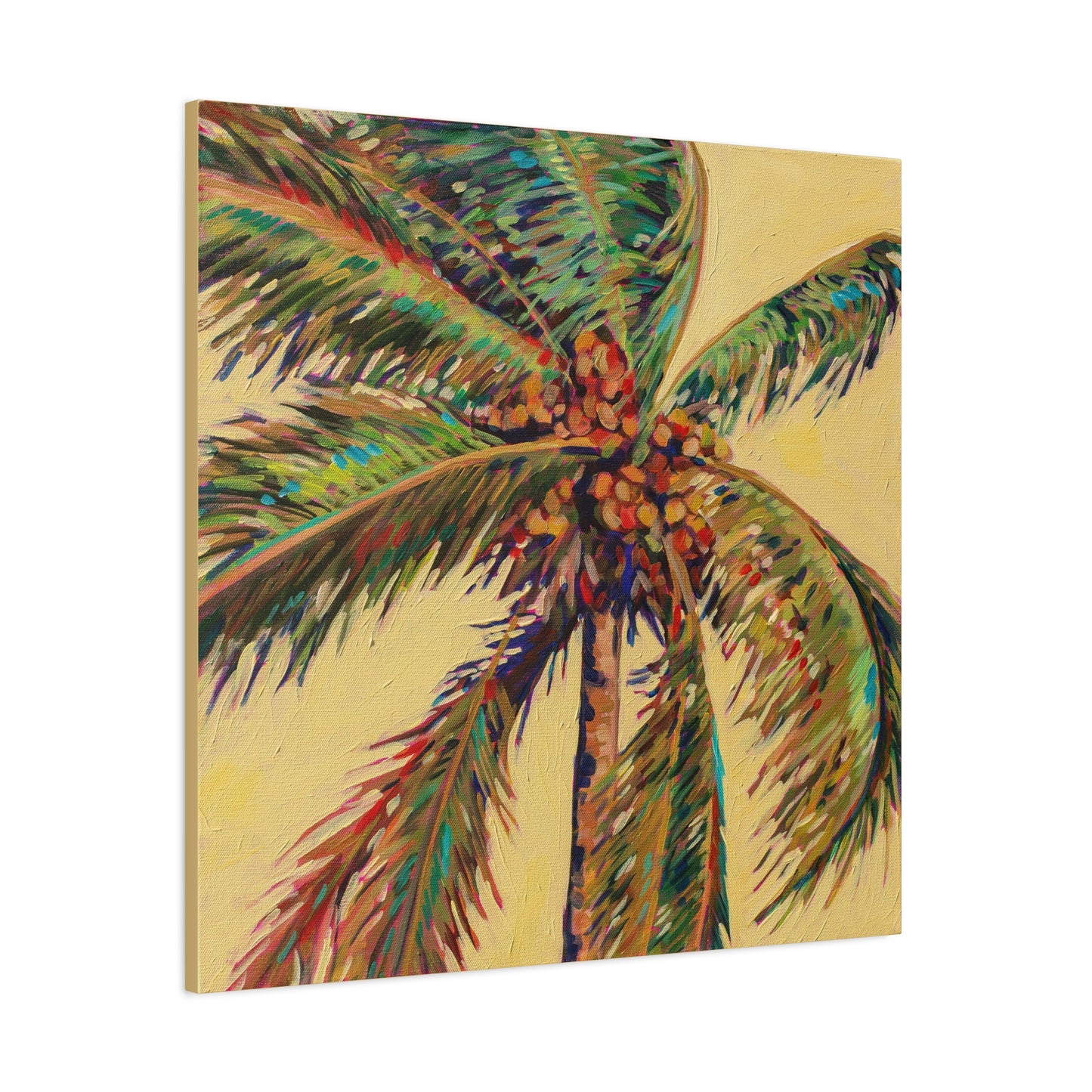 Palm Detail #17 (Coconut Tree) —Matte Canvas, Stretched, 1.25"