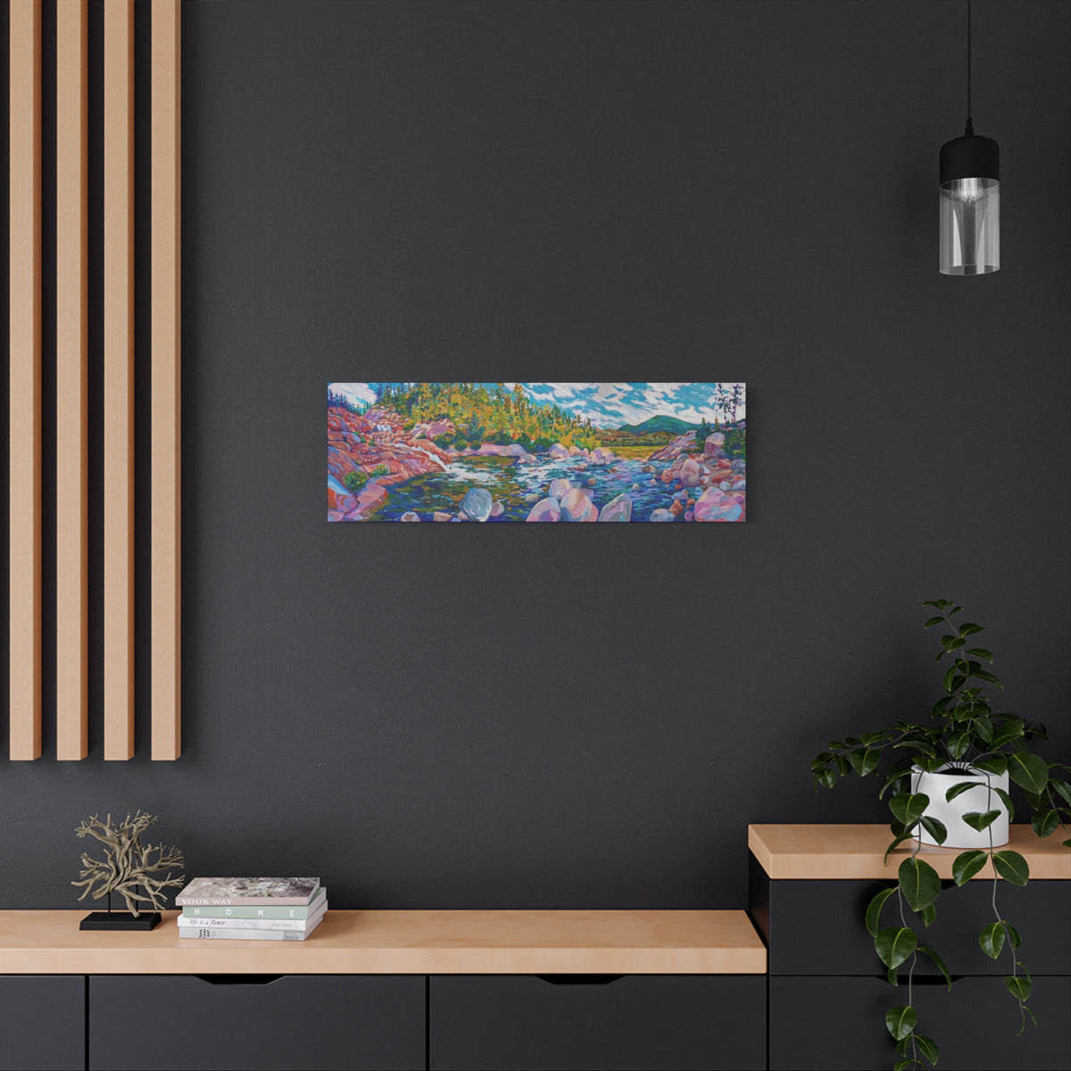 Alluvial Fan Rocky Mountain National Park— Gallery Wrapped Canvas Reproduction