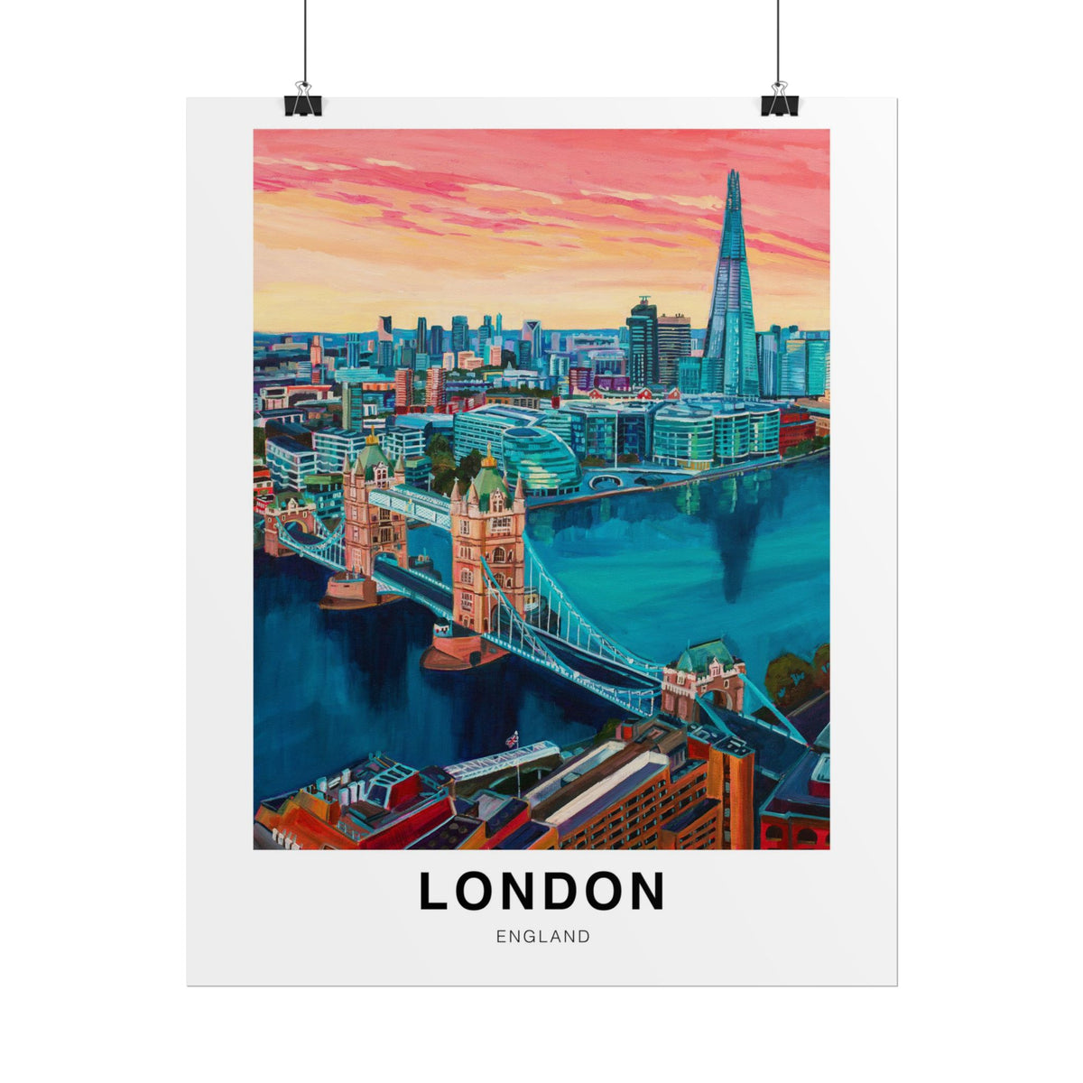 Postcards from Europe- London: Travel Posters Souvenirs