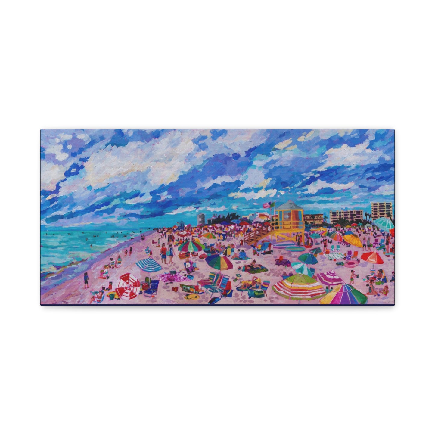 Busy Relaxing— Gallery Wrapped Canvas Reproduction