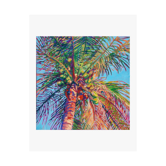 Palm detail #8— Matte Paper Poster Reproduction