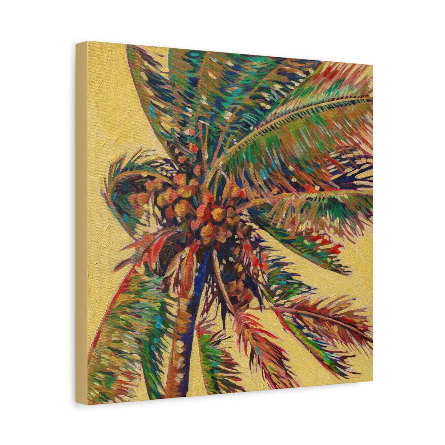 Palm Detail #16 (Coconut tree) —Matte Canvas, Stretched, 1.25"