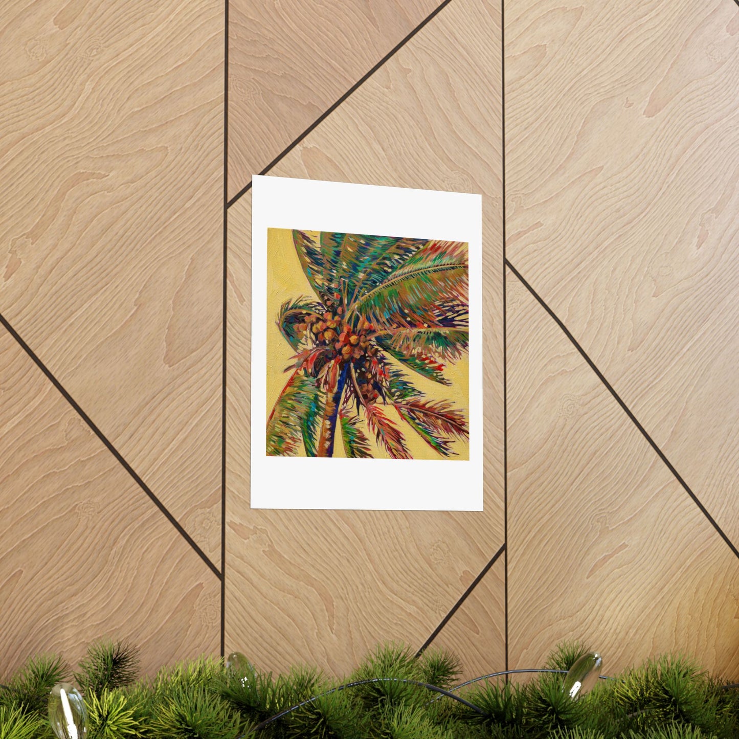 Palm Detail #16 (Coconut Tree) — Matte Paper Poster Reproduction