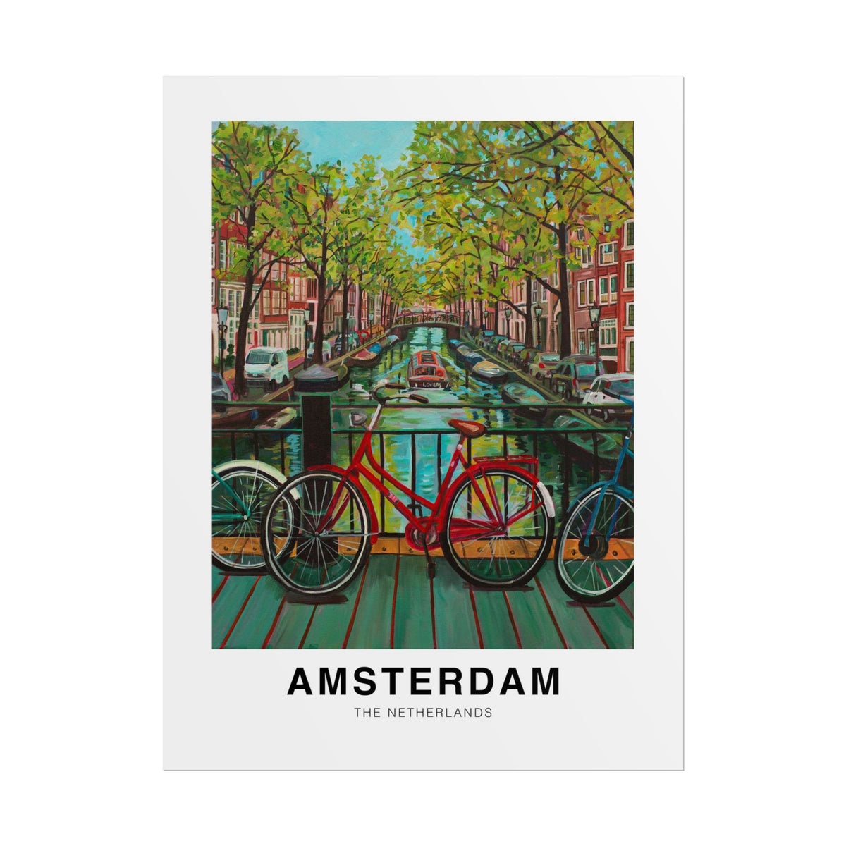 Postcards from Europe- Amsterdam: Travel Posters Souvenirs