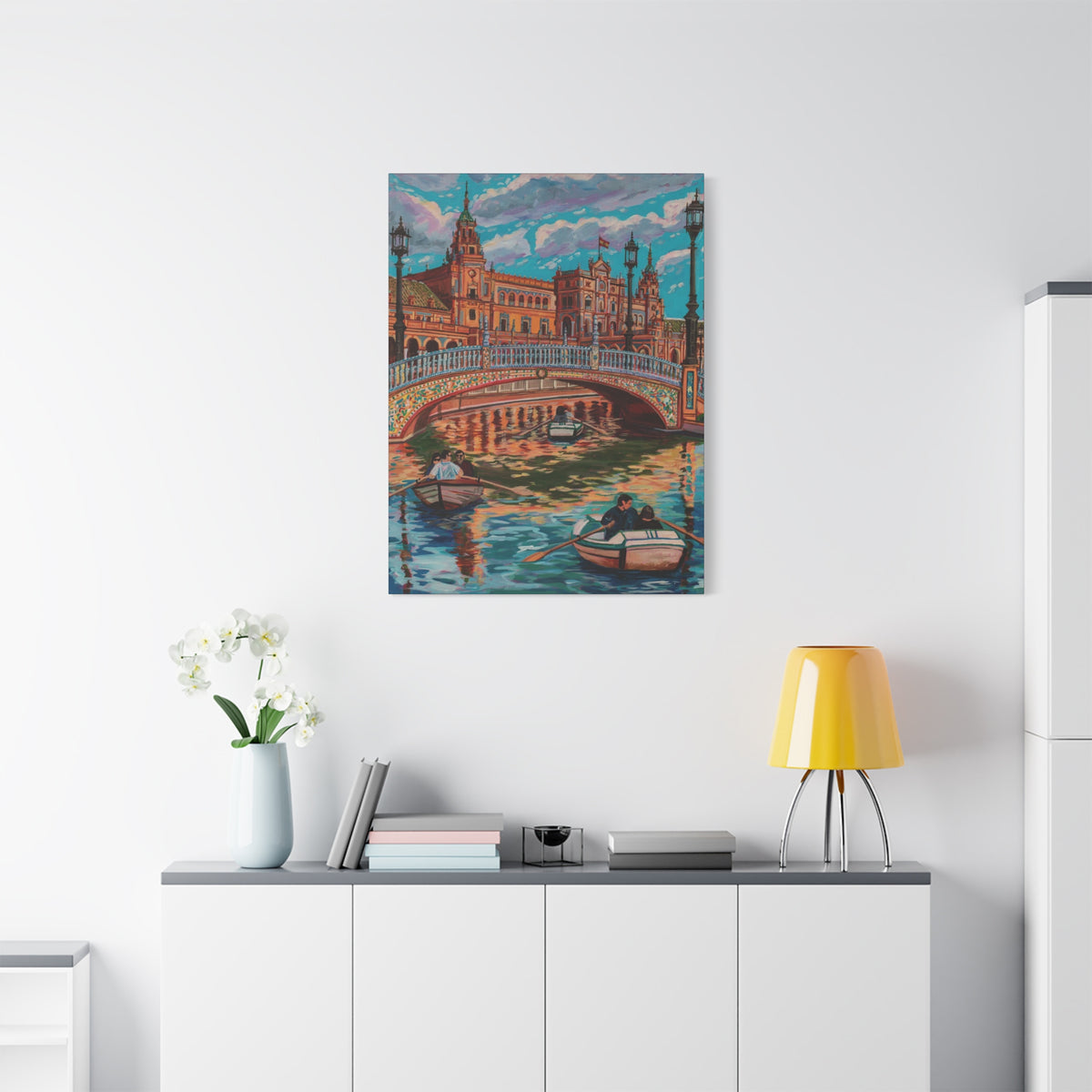 Postcards from Europe: Seville  —Matte Canvas, Stretched, 1.25"