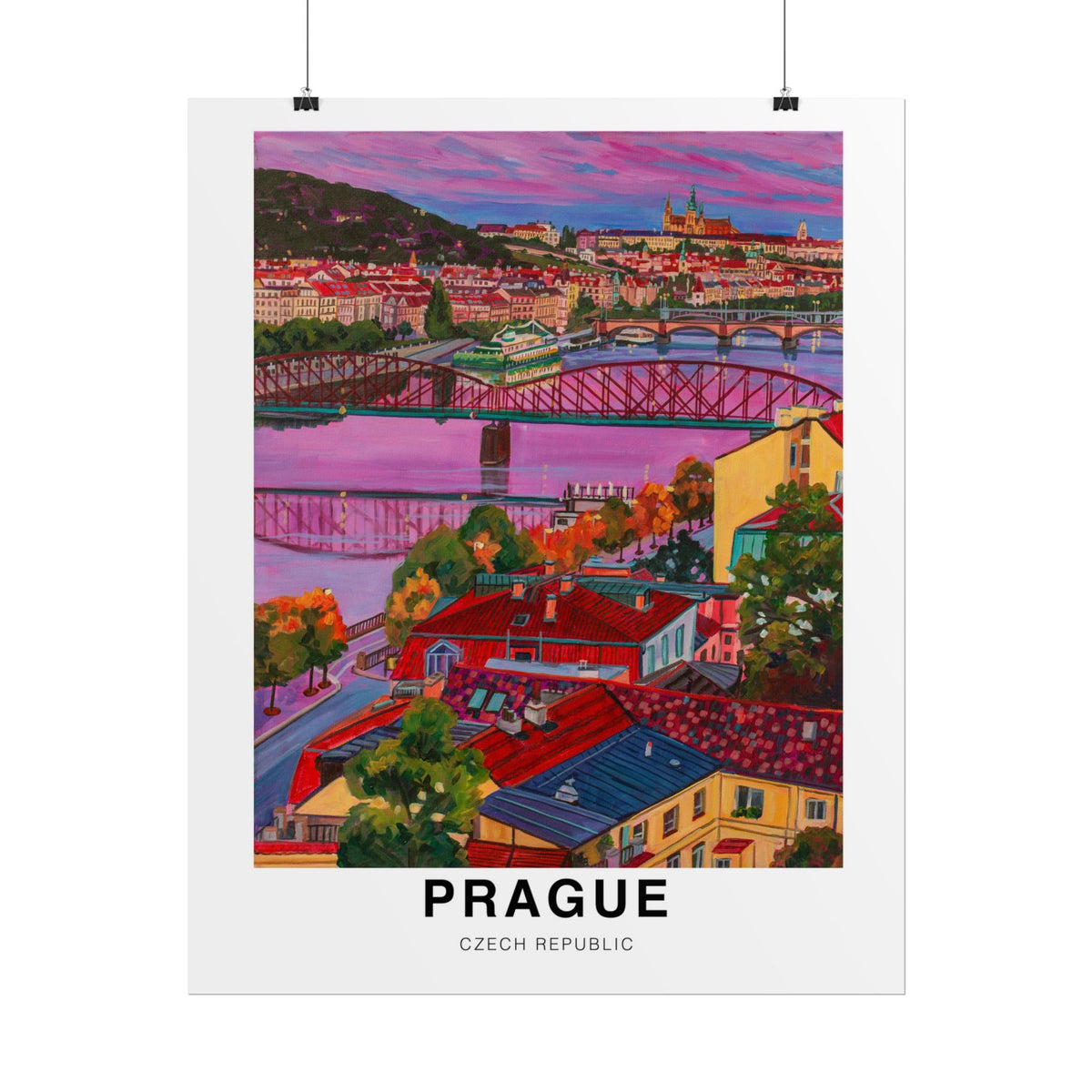 Postcards from Europe- Prague: Travel Posters Souvenirs