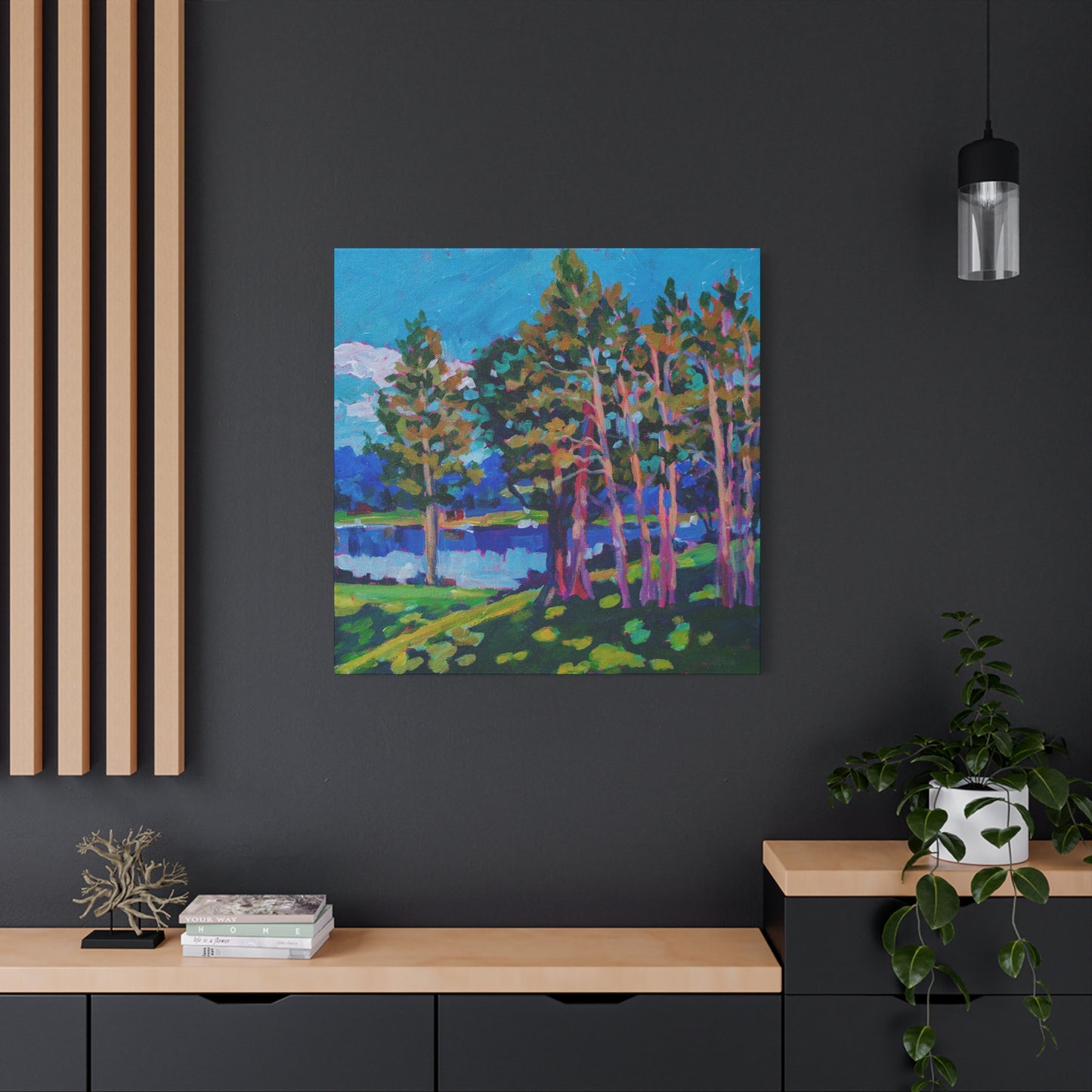 Happy Little Trees—Matte Canvas, Stretched, 1.25"