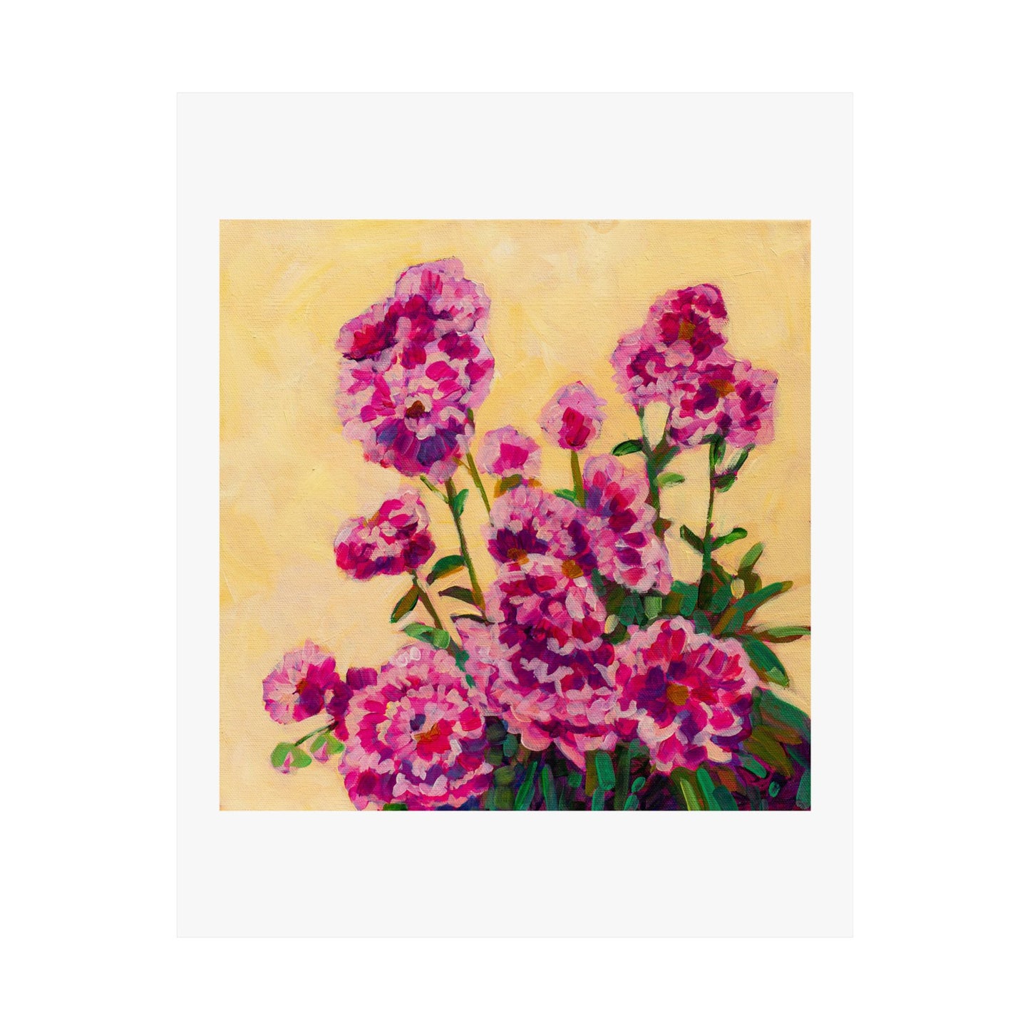 Pink Peonies— Matte Paper Poster Reproduction