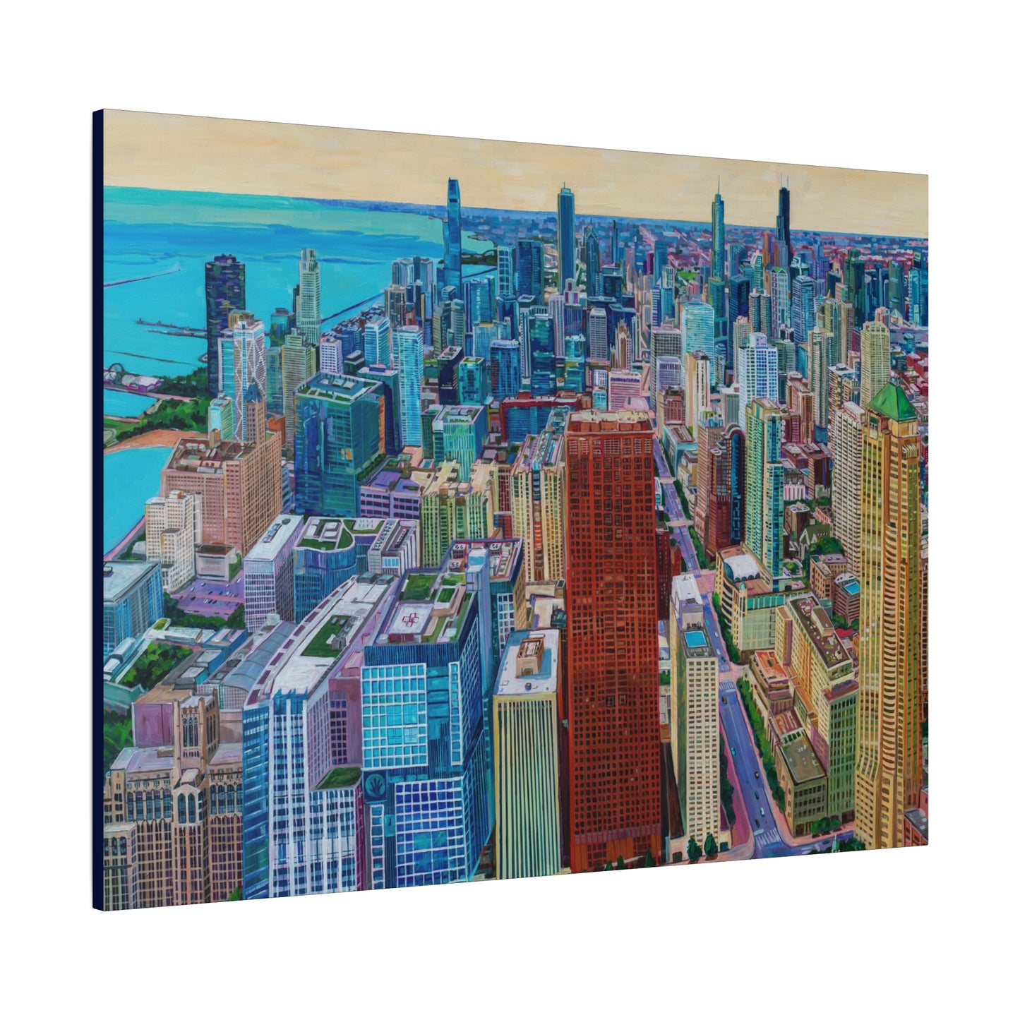 Chicago Skyline—Matte Canvas, Stretched, 1.25"
