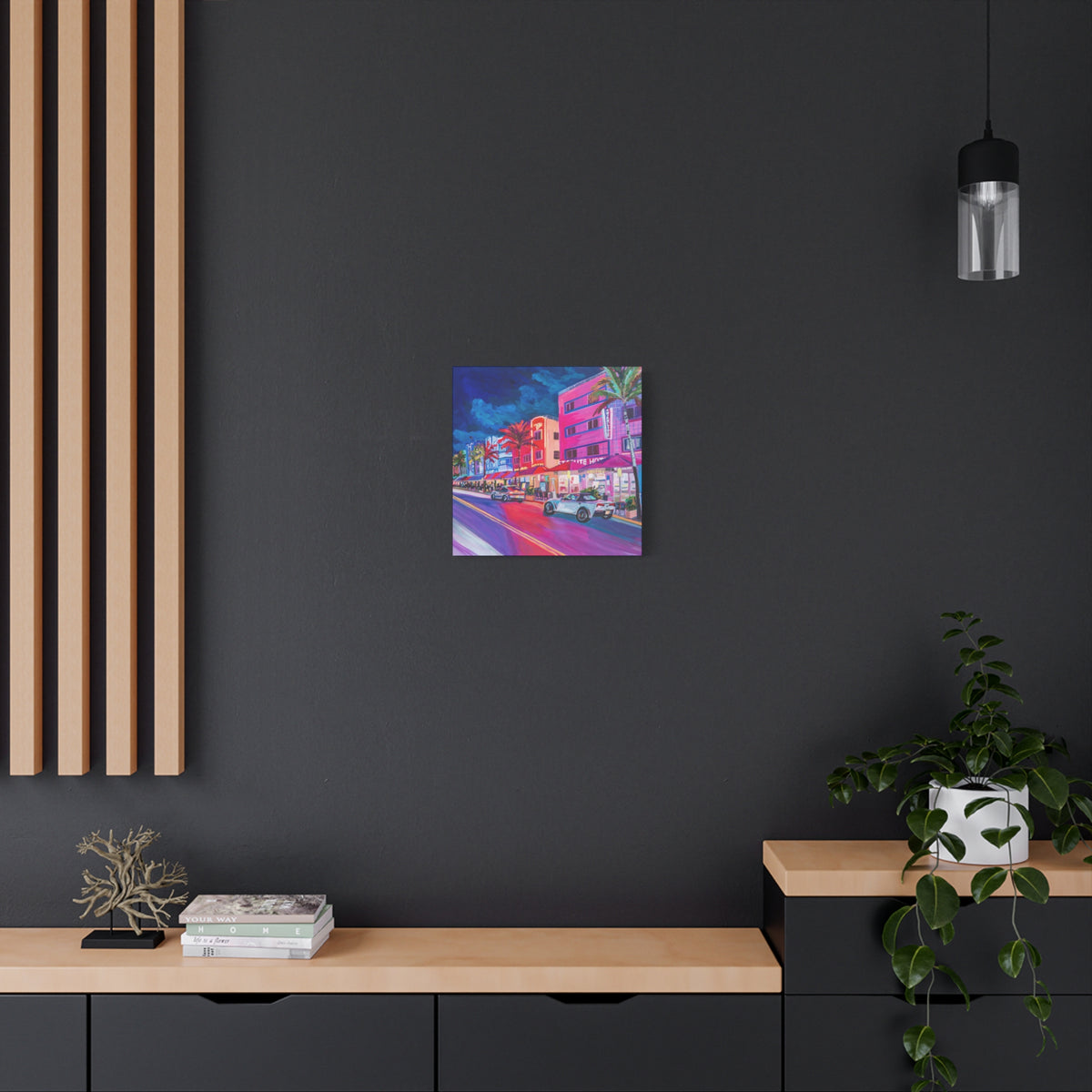 Starlite Hotel- South Beach Miami —Matte Canvas, Stretched, 1.25"