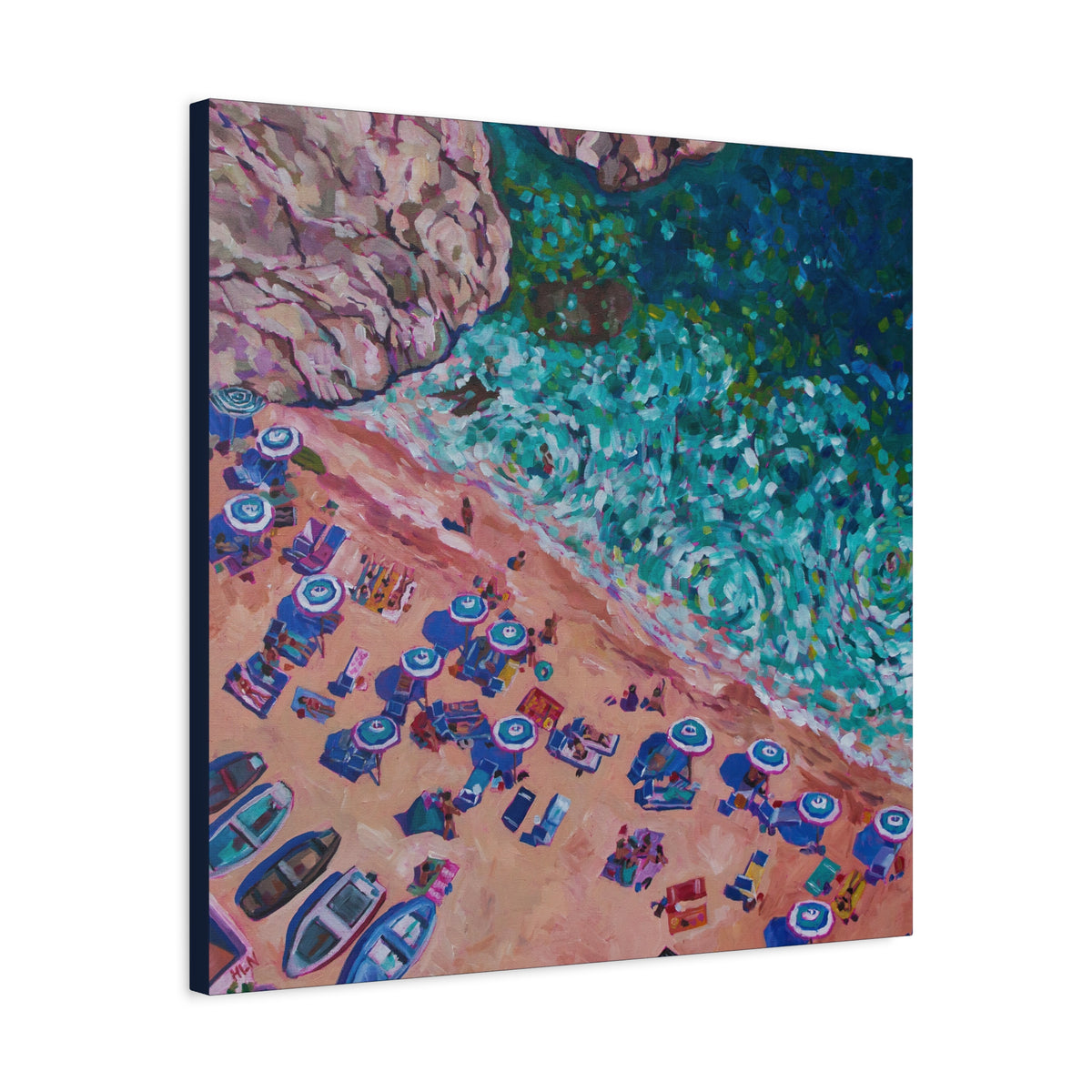 Overhead at Conca Dei Marini— Gallery Wrapped Canvas Reproductions