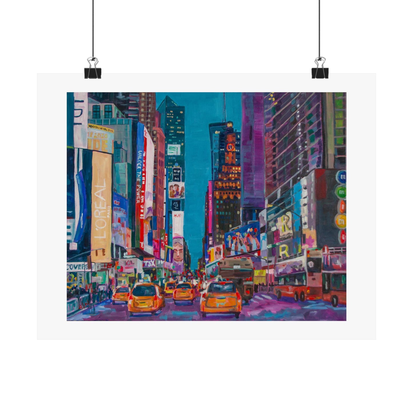 Sensory Overload- Times Square 2—Matte Horizontal Posters